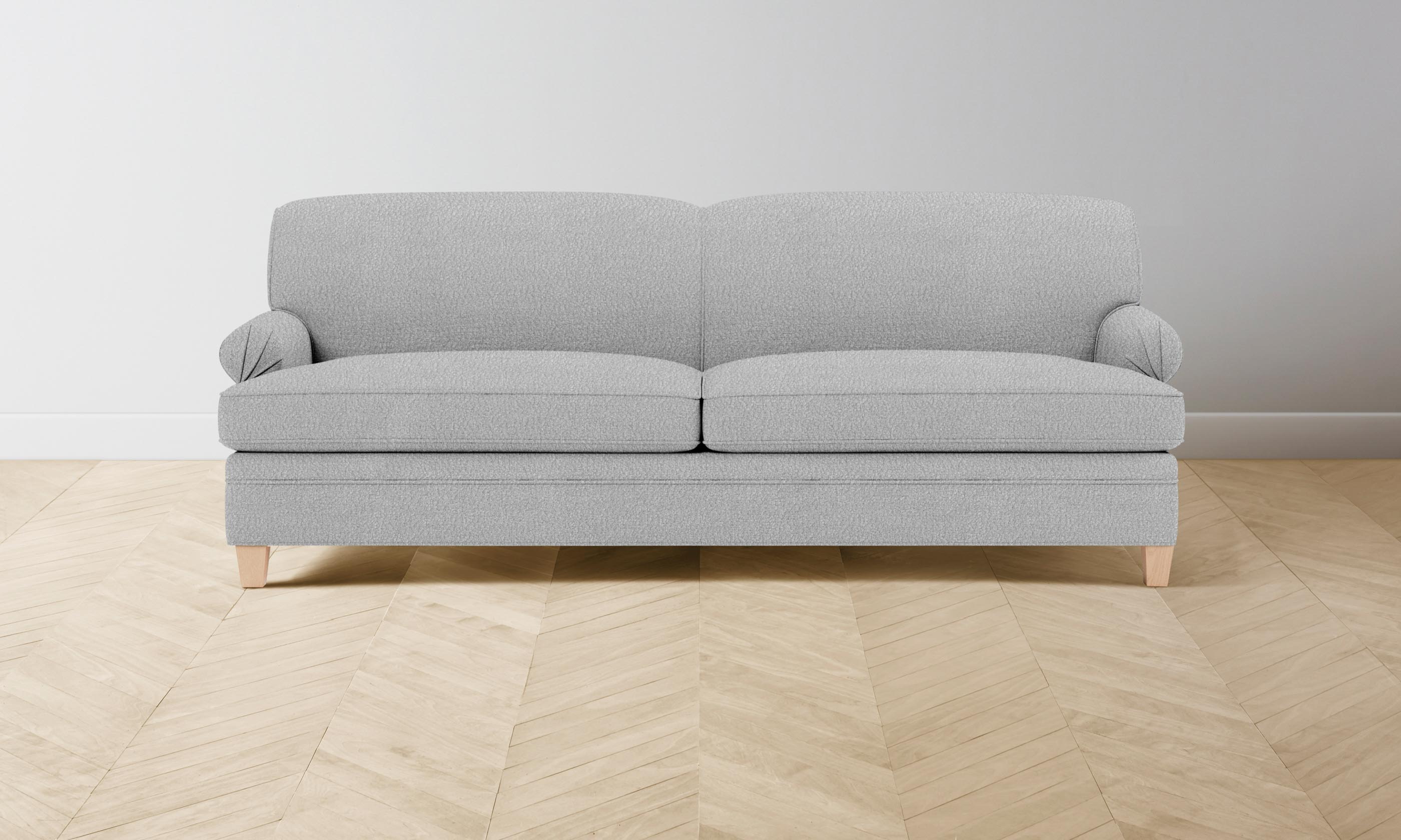 Carmine Sofa - Italian Bouclé Fabric Waterfall Design Modern Sectional Couch for Living Room, Lounge & Home Decor