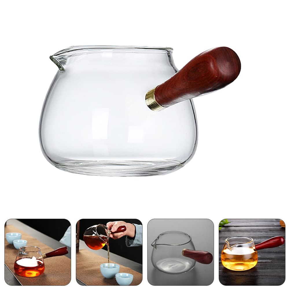 Zerodeko 350ml Glass Saucepan with Nonstick Coating - Small Milk Pot, Pasta Cooker & Butter Warmer - Stovetop Safe for Kitchen, Restaurant & Home Use - Perfect for Simmering, Melting & Cooking Sauces