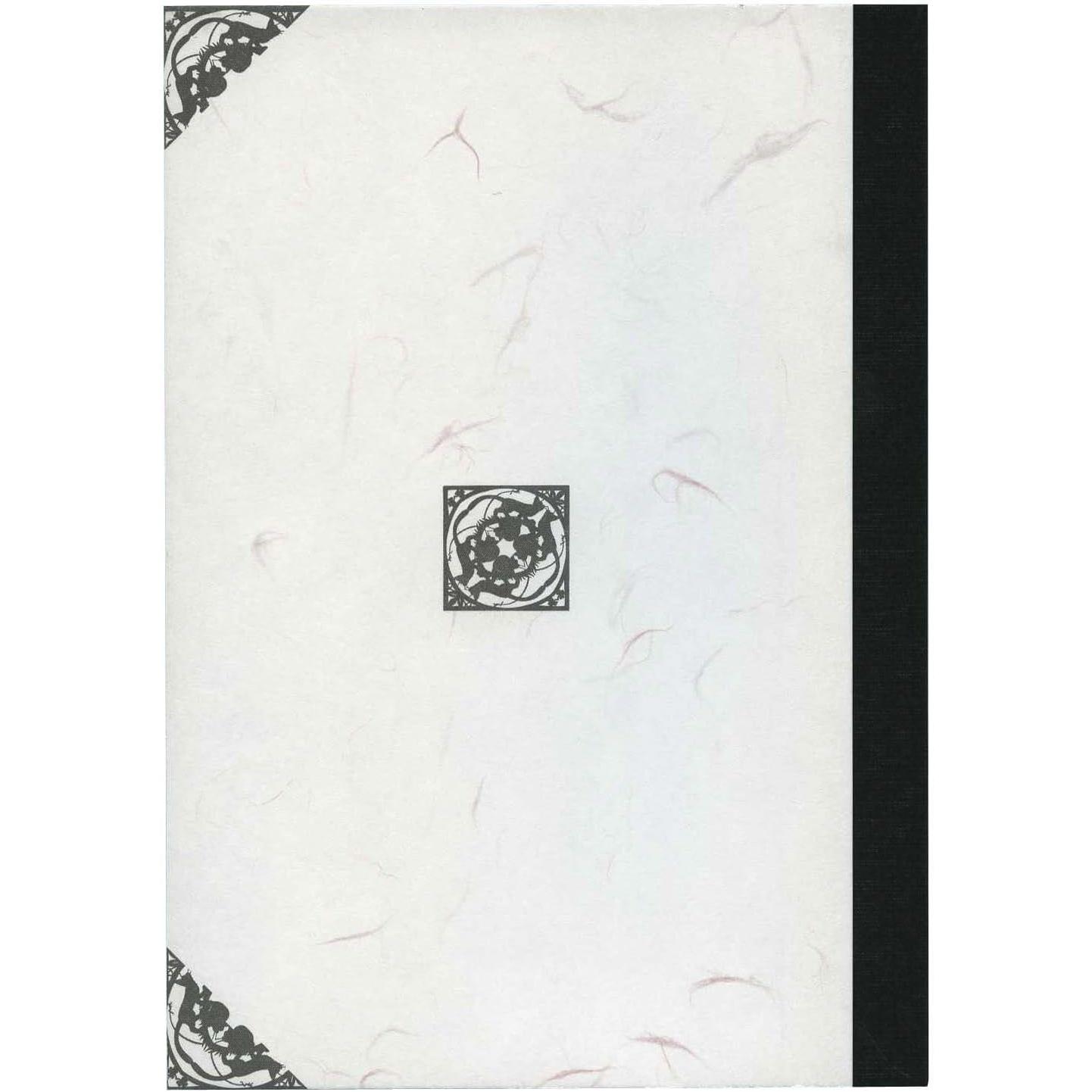 Monokaki N2 A5 Notebook - 9mm Lined Paper, 160 Pages, Fountain Pen Friendly Journal for Writing, Note Taking & Sketching - Perfect for Students, Office & Creative Work