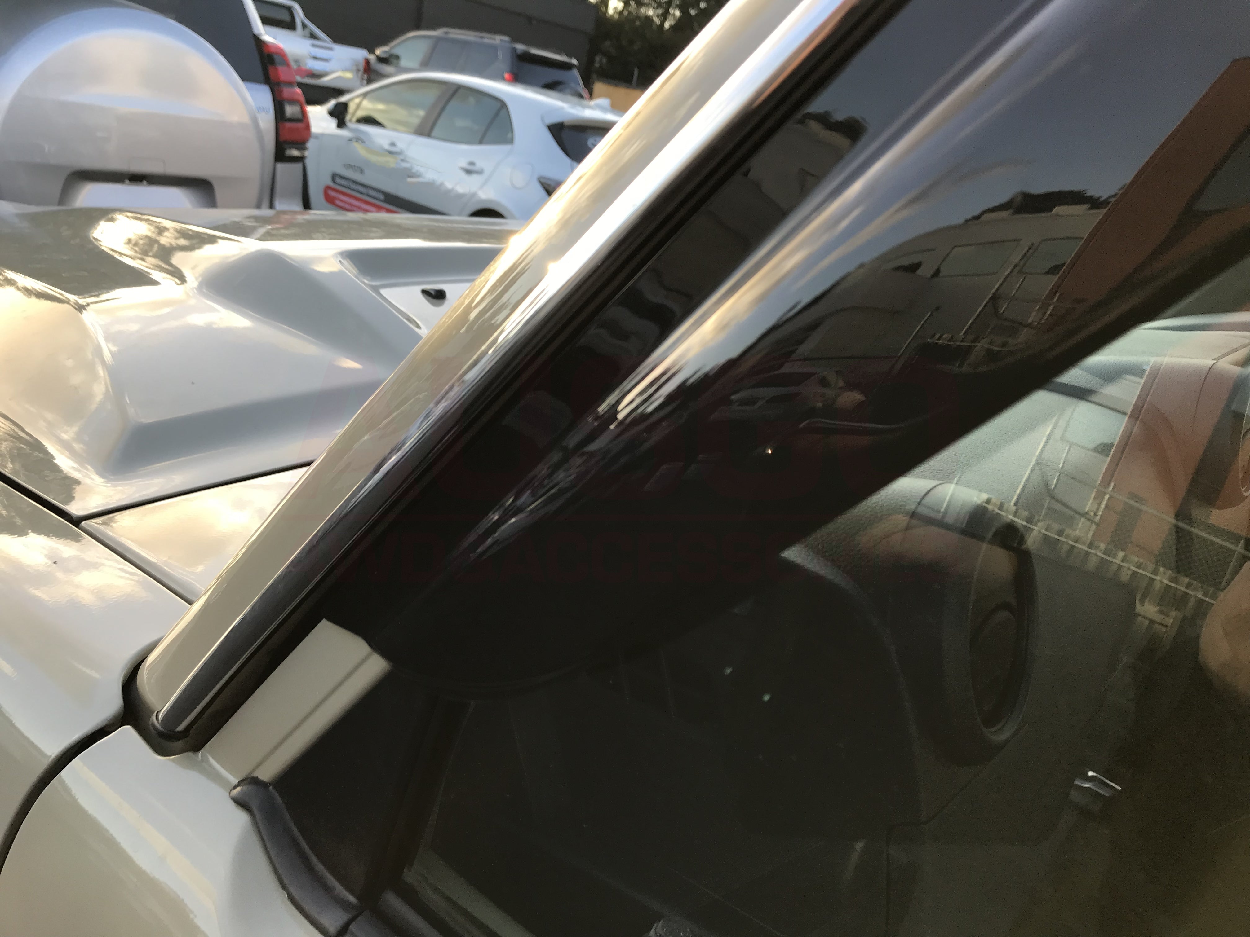 Premium Weather Shields for Toyota Land Cruiser 79 (LC79) - Durable Wind & Rain Deflectors for Off-Road Adventures & Daily Commute