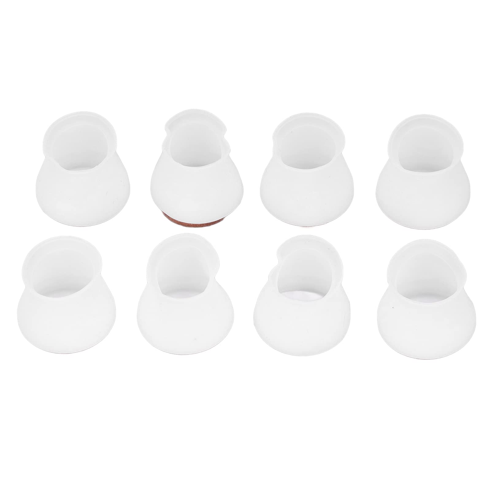 Non-Slip Silicone Chair Leg Floor Protectors - 24pcs Anti-Scratch Furniture Pads for Hardwood Floors, Reduce Noise & Protect Surfaces - Perfect for Dining Chairs, Office Chairs, and Patio Furniture