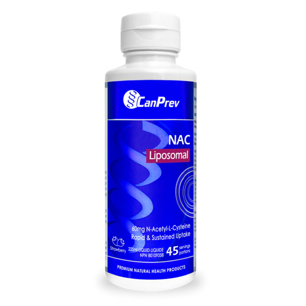 Canprev Liposomal NAC 225ml - Strawberry Flavor | Supports Liver Detox & Immune Health | Perfect for Daily Wellness & Antioxidant Boost