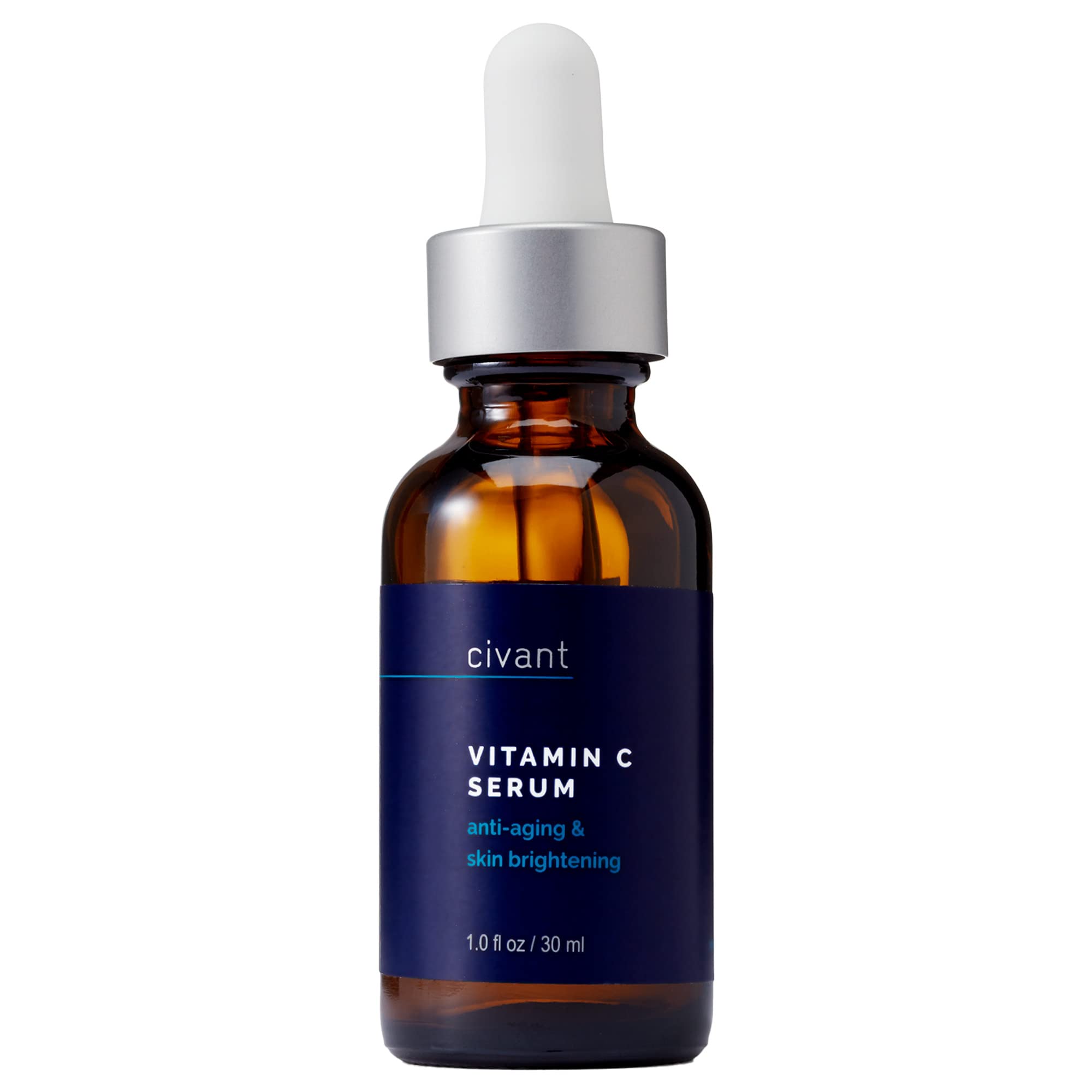 Best Vitamin C Serum for Face - Anti-Aging & Brightening with Hyaluronic Acid & Vitamin E - Paraben Free, Vegan & Cruelty Free (1 fl oz) - Perfect for Daily Skincare Routine & Dark Spot Reduction