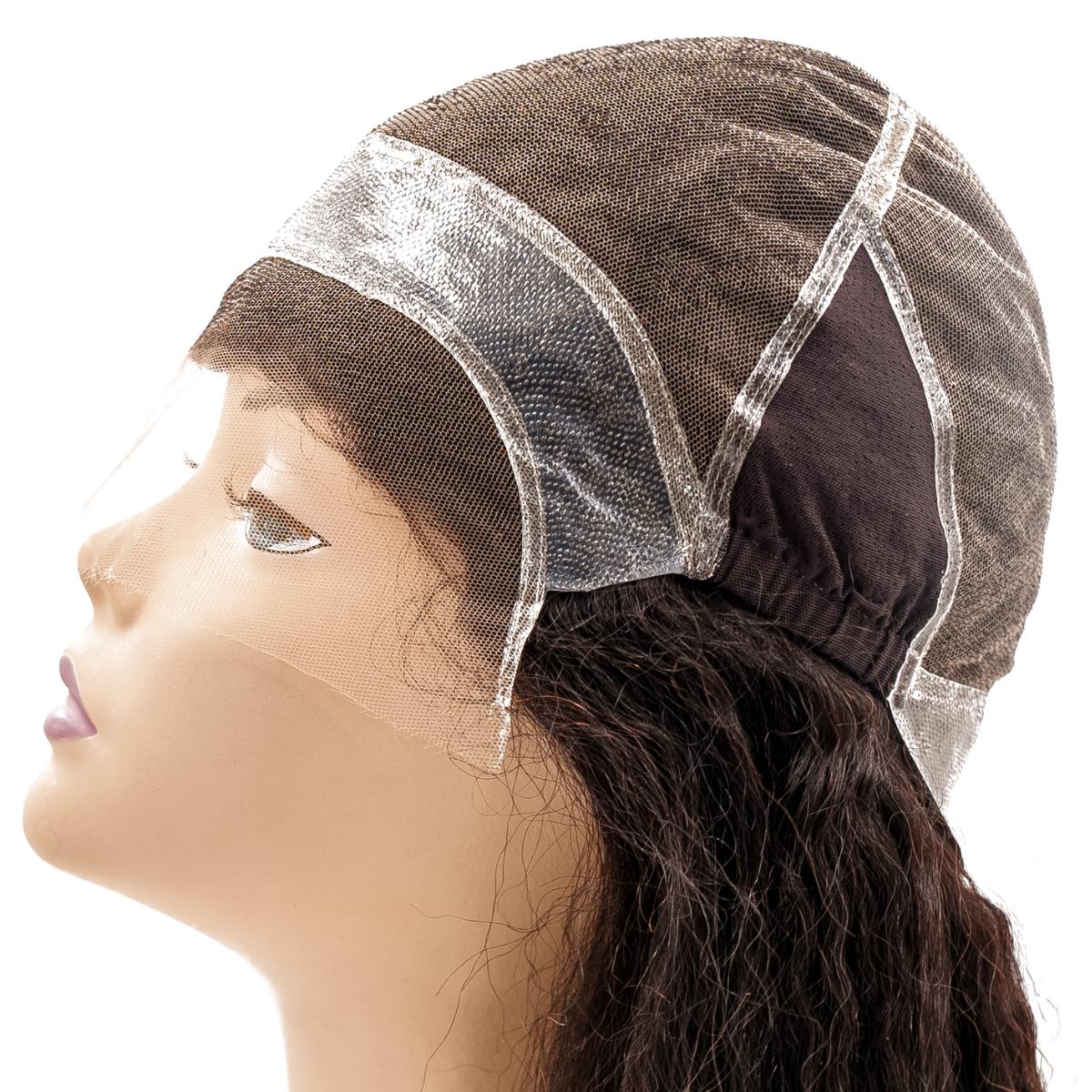 Kinky Straight Mono Lace Front Medical Wig - Natural Looking Human Hair Wig with PU Base for Women - Perfect for Daily Wear, Cosplay & Hair Loss Solutions