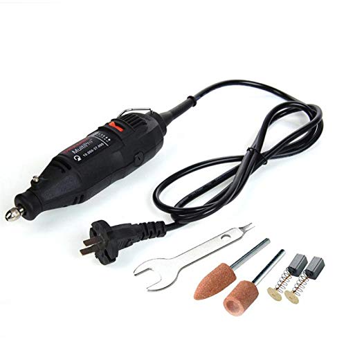 5-Speed Electric Drill Grinder Rotary Tool Kit for Engraving, Cutting, Polishing & Sanding - 130W 110V US Plug - Perfect for DIY Crafts, Woodworking & Metal Projects