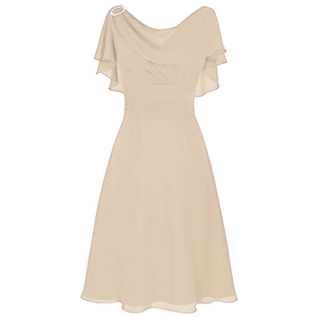 Elegant Women's High-Waisted Formal Wedding Bridesmaid Dress for Prom, Ball, Party & Cocktail Events - Perfect for Weddings, Galas, and Special Occasions