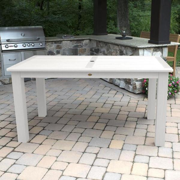 Outdoor Rectangular Counter Height Dining Table - Weather-Resistant Patio Furniture for Backyard, Deck, and Garden Dining - Perfect for Entertaining Guests