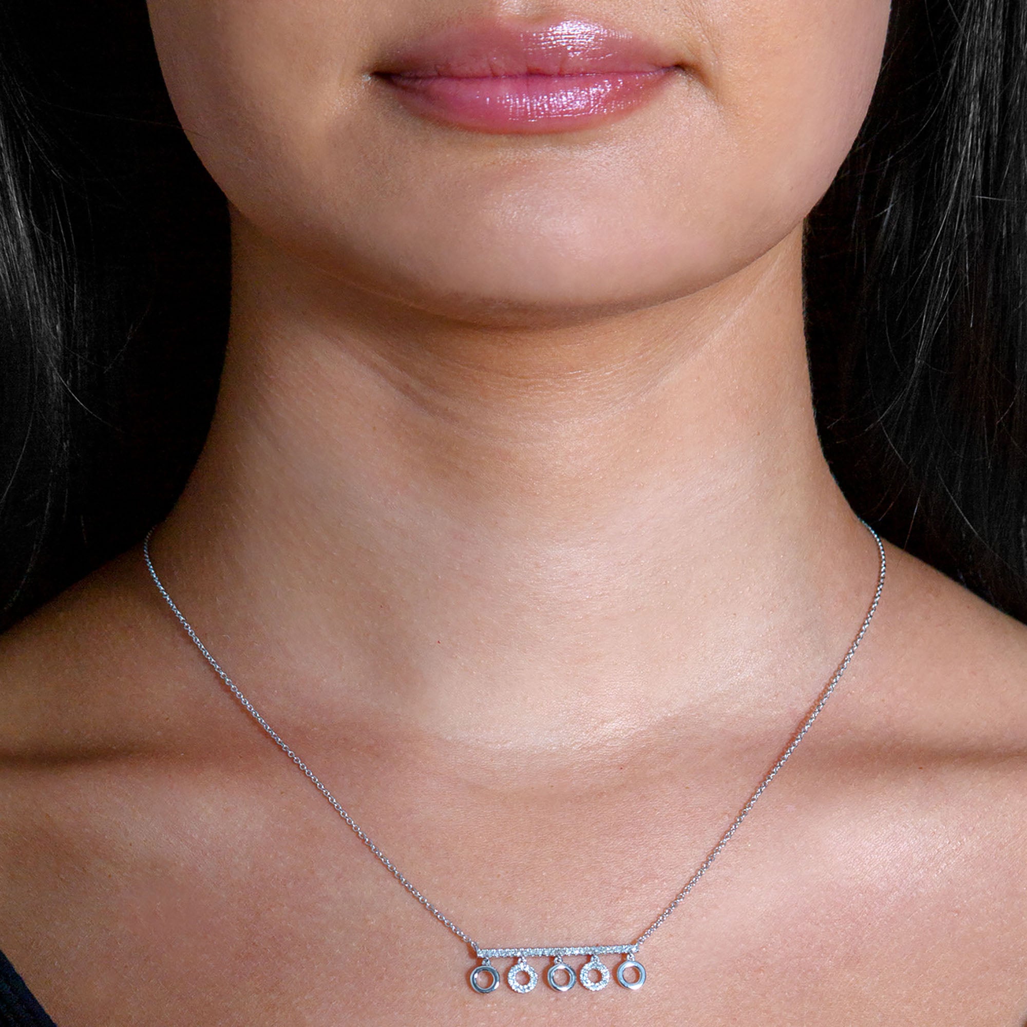 0.25 Carat Diamond Bar Necklace - Dainty Gold Pendant for Women - Perfect for Everyday Wear, Date Nights & Special Occasions