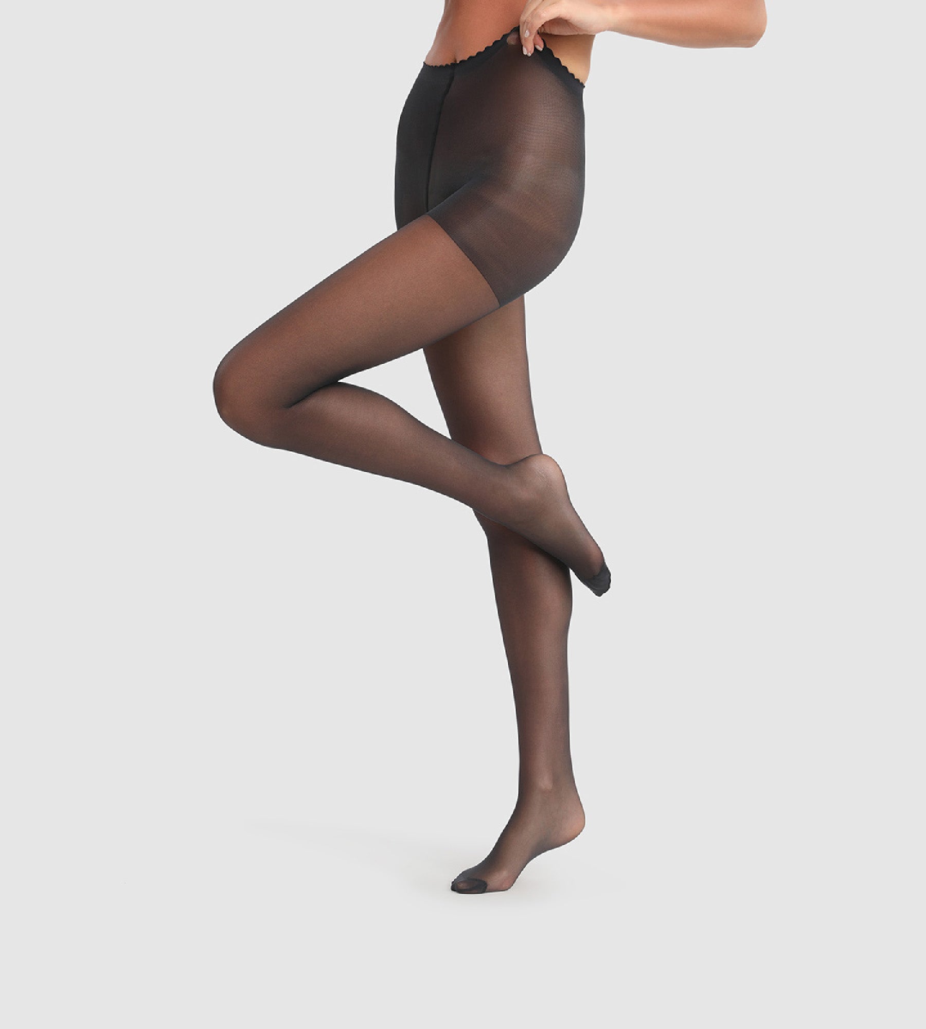 Sheer Black 17D Tights - Ultra Soft & Transparent Pantyhose for Women | Perfect for Office, Date Night & Formal Occasions