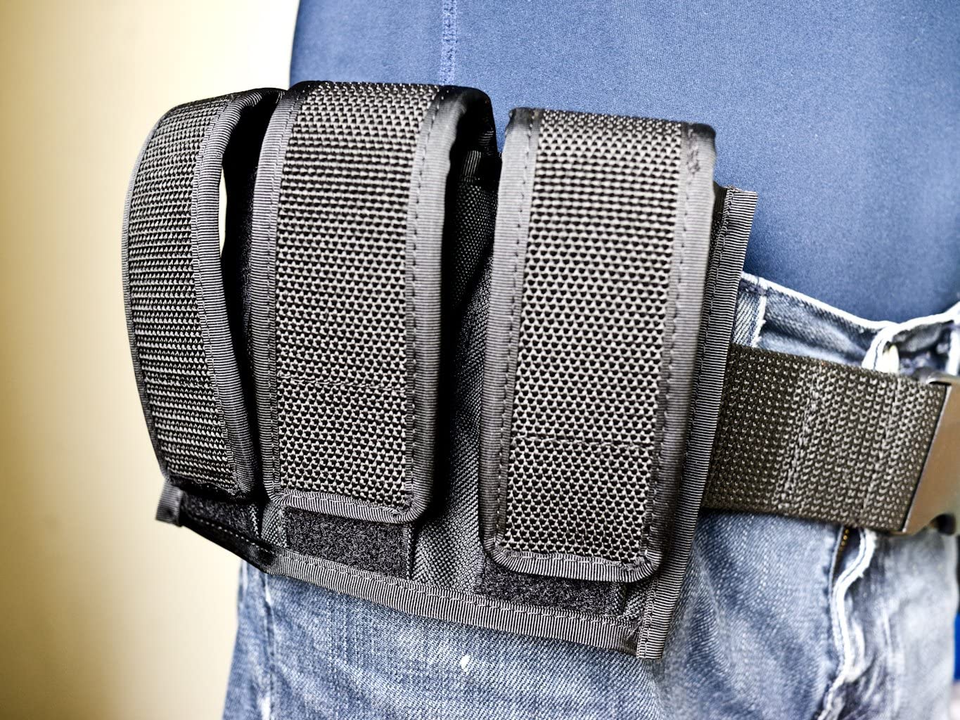 OUTBAGS USA NMPC Magazine Pouch for Compact Pistols - Holds 6-10 Round Mags (9mm, 40 S&W, 45 ACP) | Single/Double/Triple/Quad Options | Perfect for Range Shooting, Concealed Carry & Tactical Training | Family Owned & Made in USA