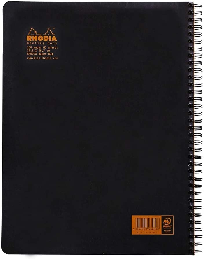 Premium Rhodia Meeting Notebooks - 8.25
