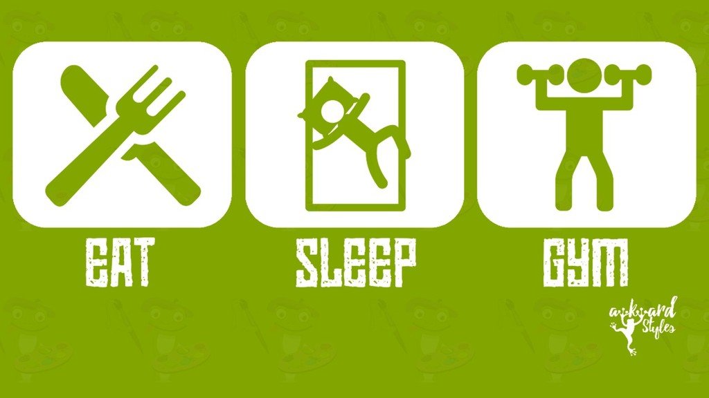 Funny Eat Sleep Gym T-Shirt for Men & Women - White Workout Motivational Quote Tee - Perfect for Gym, Fitness & Casual Wear