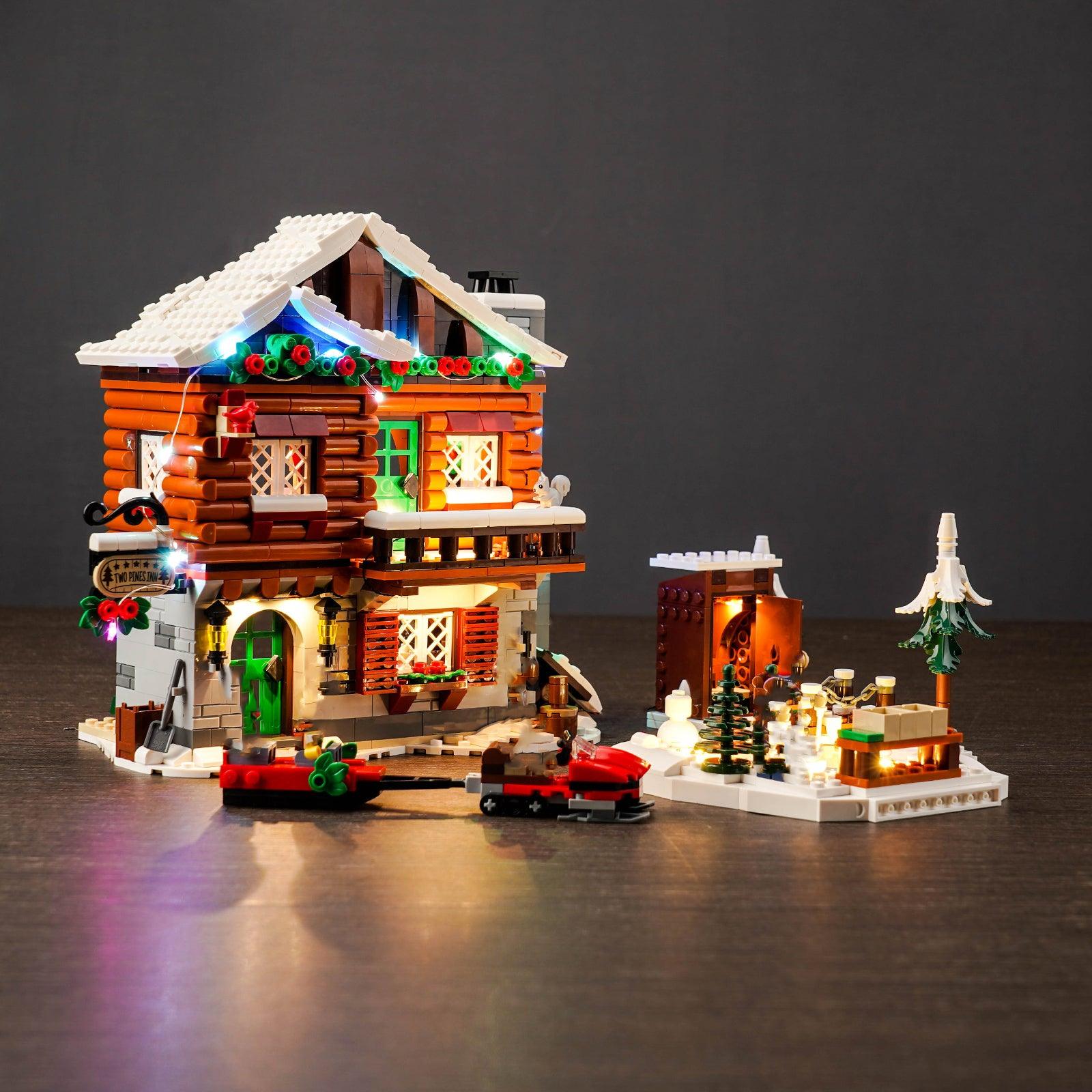 Best LED Light Kits for LEGO Icons® Alpine Lodge 10325 – Enhance Your LEGO Building Display with Realistic Lighting Effects for Home & Office Decor