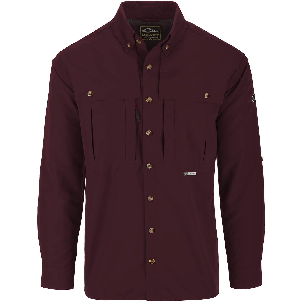 Solid Wingshooter's Long Sleeve Shirt - Durable Hunting & Outdoor Apparel for Men - Perfect for Shooting, Hunting & Outdoor Adventures