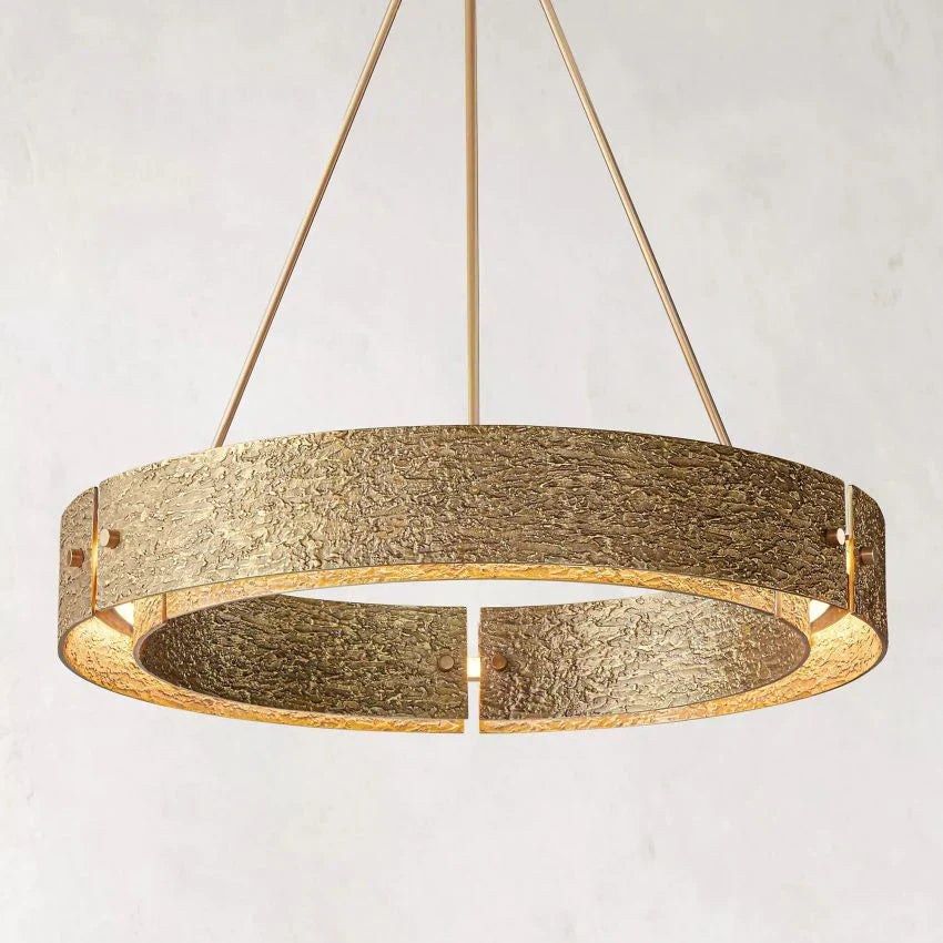 Vicky 36-Inch Round Crystal Chandelier - Modern Ceiling Light Fixture for Dining Room, Bedroom & Living Room Decor