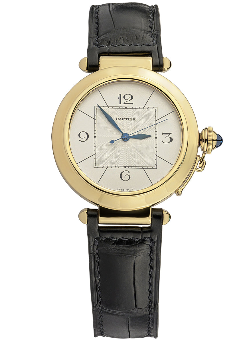 Cartier Pasha 18K Yellow Gold Unisex Luxury Watch for Men & Women - Perfect for Business, Formal Events & Special Occasions
