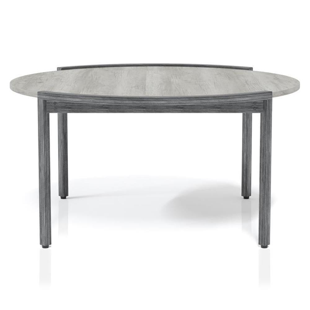 Mordicai Metal Coffee Table Set - Light Gray for Living Room Decor