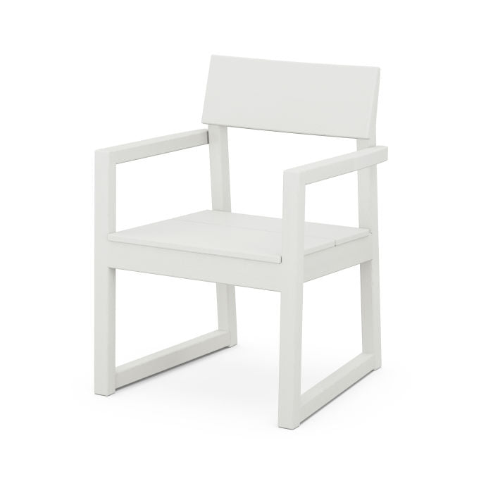 POLYWOOD EDGE Dining Arm Chair – Weather-Resistant Outdoor & Indoor Dining Chair for Patio, Deck, or Kitchen – Durable & Comfortable Seating Solution