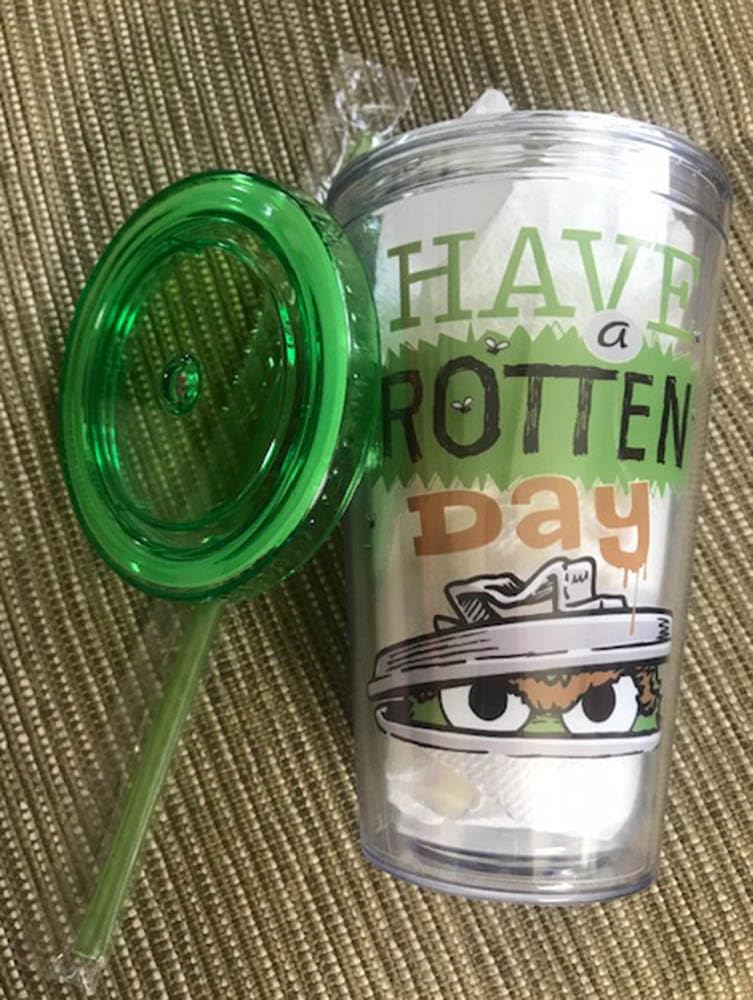 ICUP Oscar 16oz Clear Plastic Cup with Straw for Parties