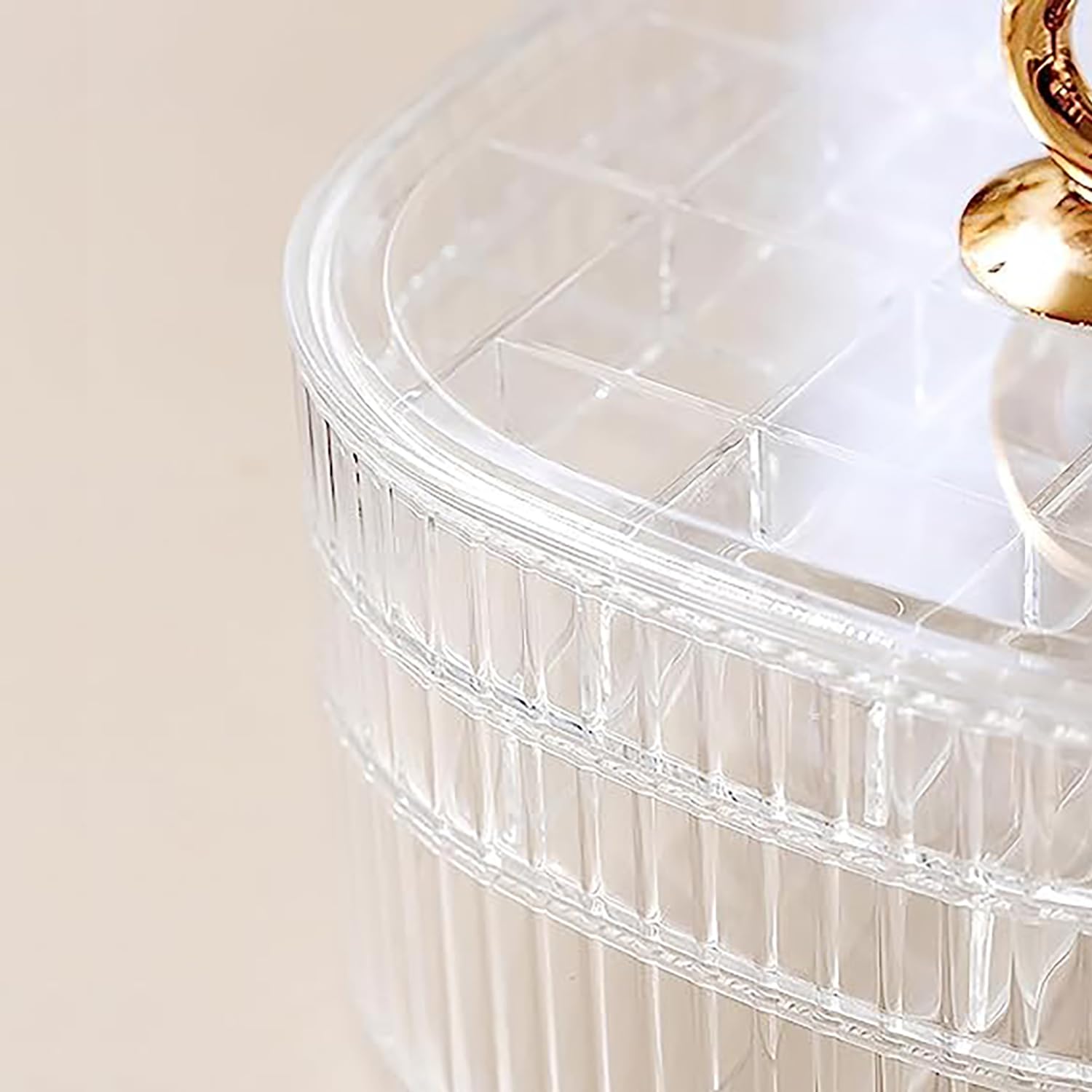 3-Layer Clear Acrylic Jewelry Organizer Box with Handle - Jewelry Storage & Makeup Organizer for Women & Girls - Perfect for Travel, Home Vanity & Gift Giving