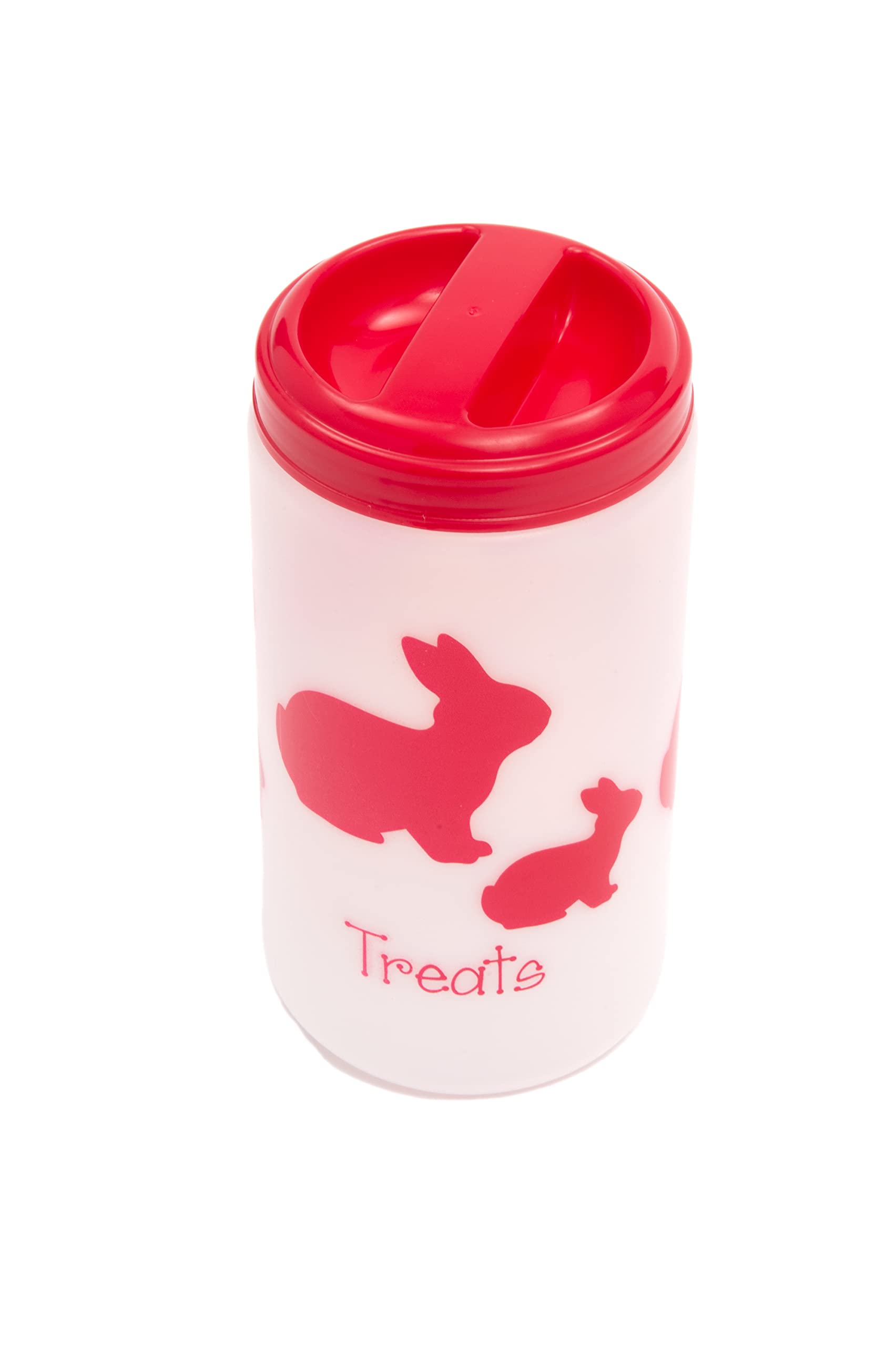Lixit 32oz Airtight Pet Food Storage Container - Red - Perfect for Dog, Cat, Bird & Small Animal Treats - Ideal for Kitchen, Pantry & Travel Use
