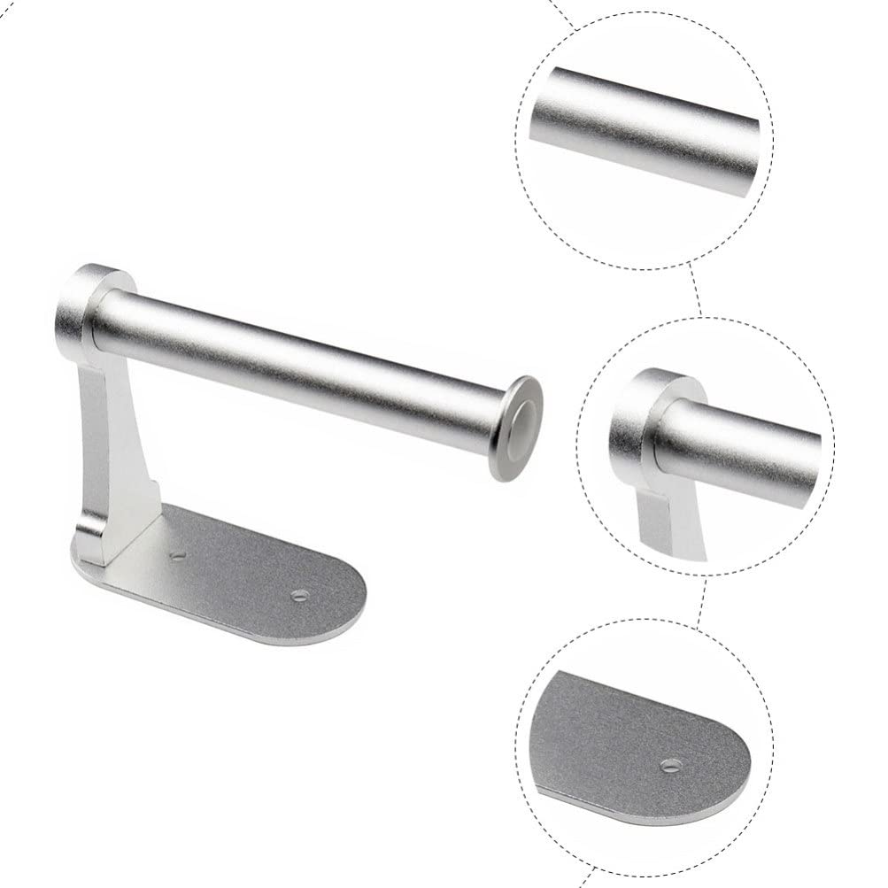 Wall Mounted Toilet Paper Holder - Under Cabinet Roll Dispenser, Aluminum Bathroom Tissue Holder for Space Saving & Stylish Decor - Perfect for Small Bathrooms, RVs & Apartments