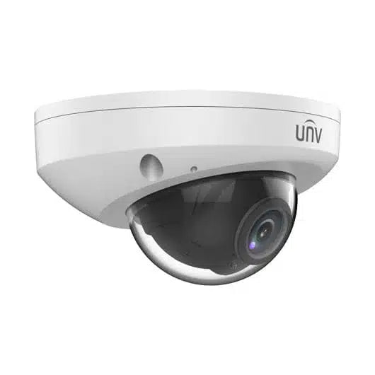 Uniview IPC314SB ADF28K I0 2.8mm 4MP HD Intelligent LightHunter IR Fixed Mini Dome Security Camera - Indoor/Outdoor Surveillance for Home, Office & Business Use