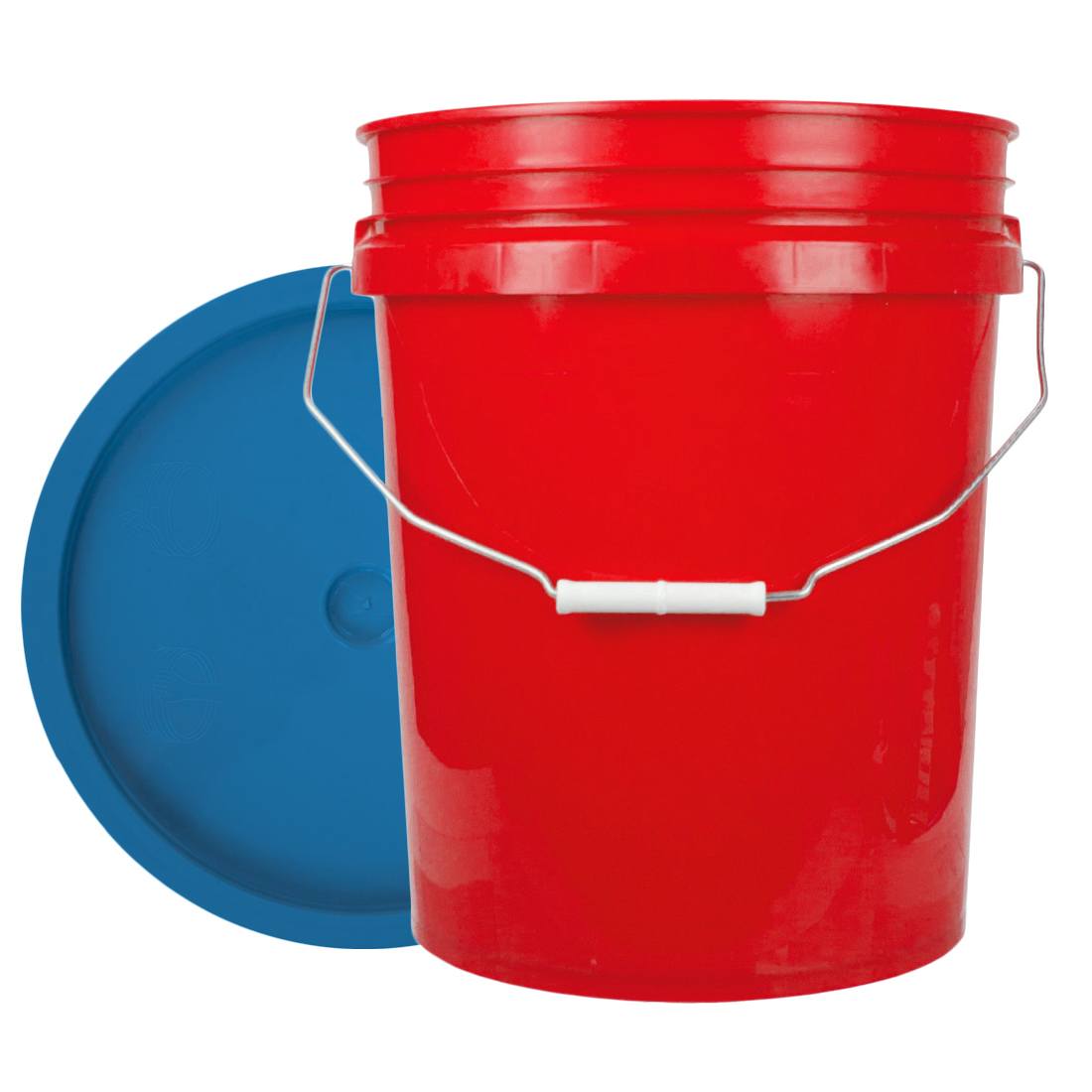 Premium Round Bucket Set for Home & Garden - Durable Plastic Storage Pails for Cleaning, Organizing, and DIY Projects - Ideal for Household, Office, and Outdoor Use