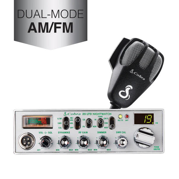 Cobra 29 NW AM/FM CB Radio - Professional Trucker Communication with Clear Reception | Perfect for Long-Haul Trucking & Off-Road Adventures