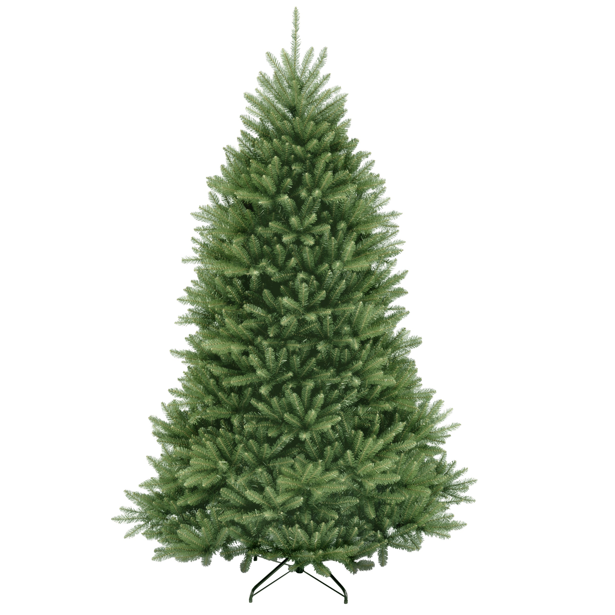 7 ft. Dunhill Fir Christmas Tree - Premium Artificial Holiday Tree for Home & Office Decor - Perfect for Living Room, Party, and Festive Celebrations