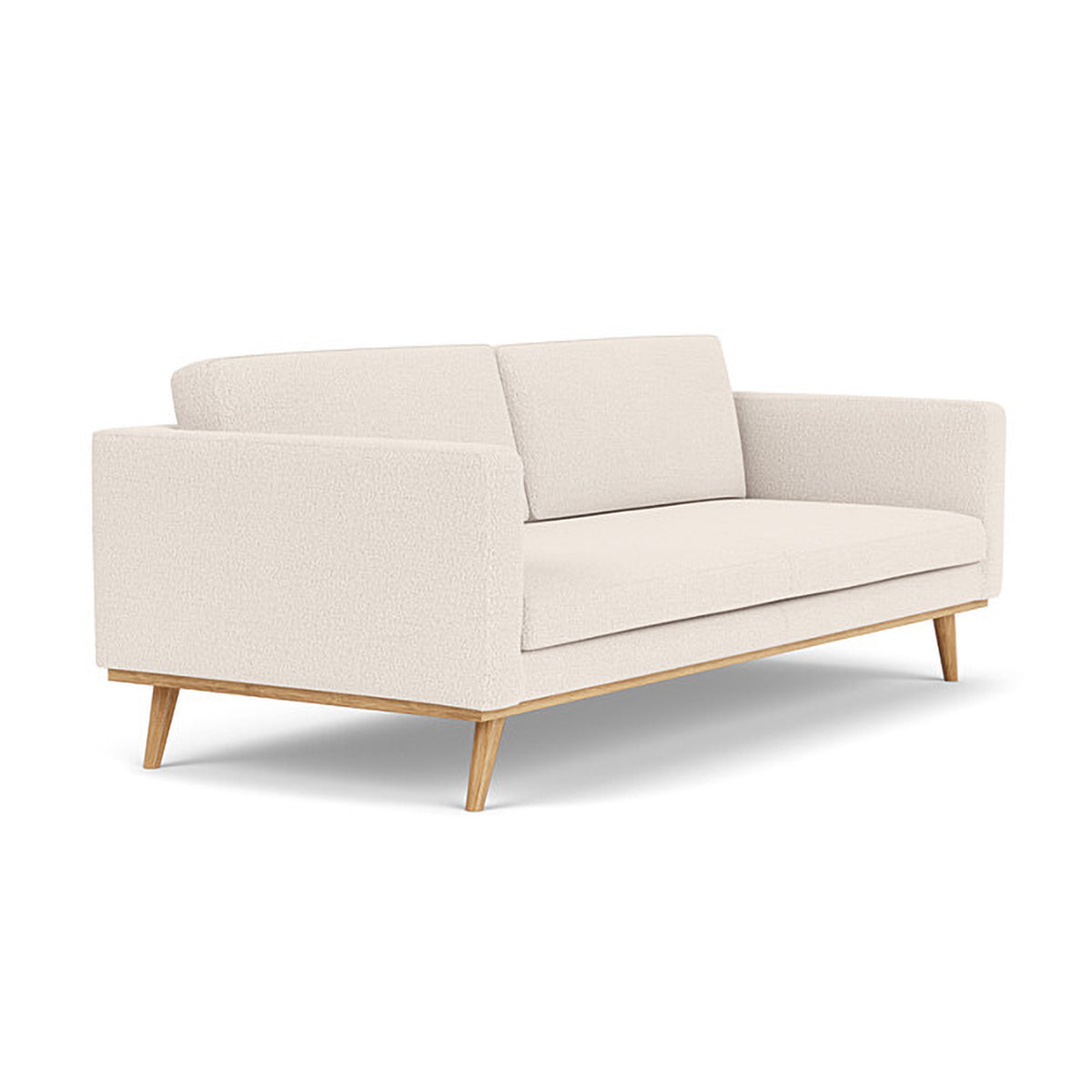 Johan Fabric 3-Seater Sofa - Comfortable Living Room Couch for Small Spaces | Perfect for Apartments, Dorms & Cozy Homes