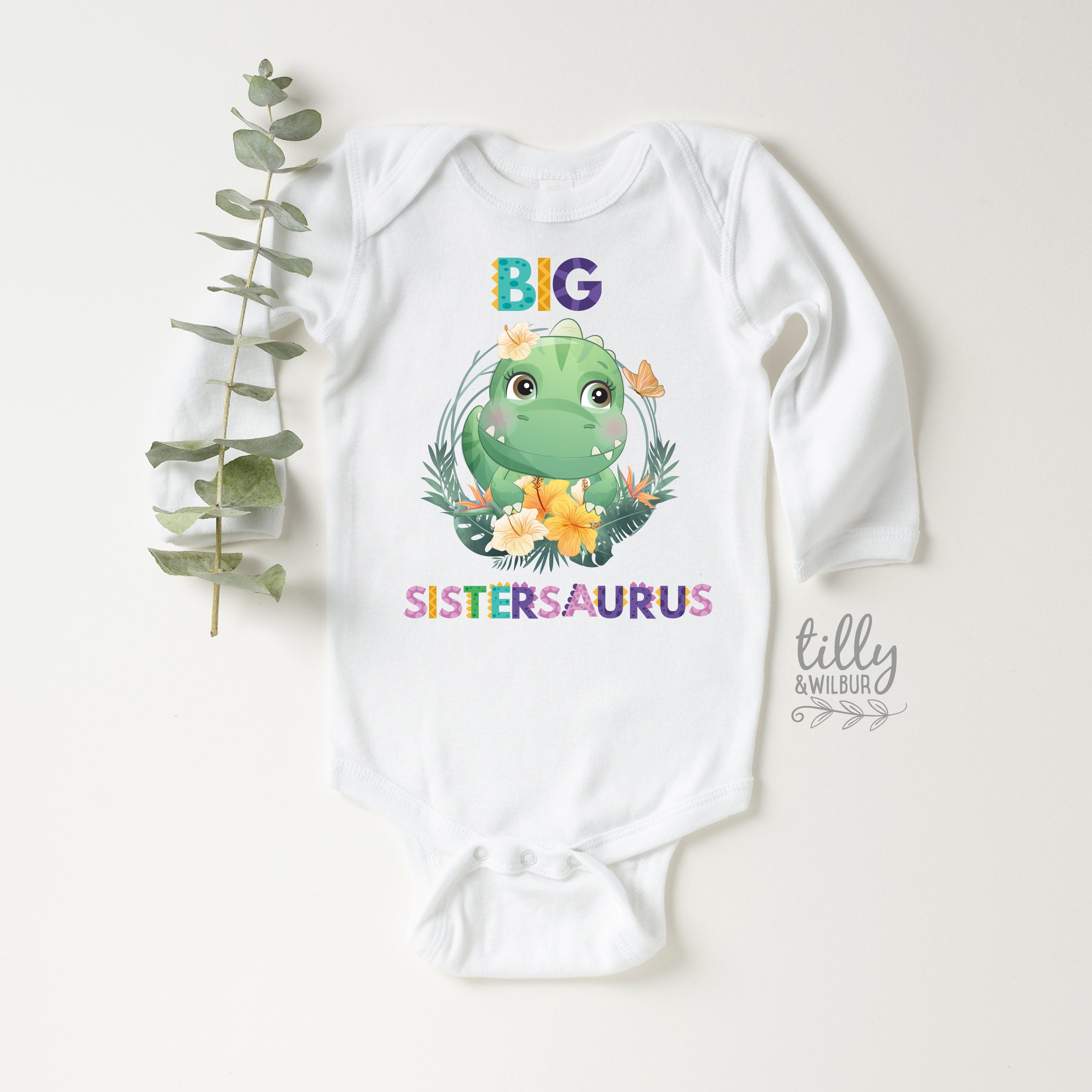 Big Sister Onesie - Soft & Comfortable Baby Bodysuit for Newborns & Toddlers - Perfect for Sibling Announcement, Family Photos & Special Occasions