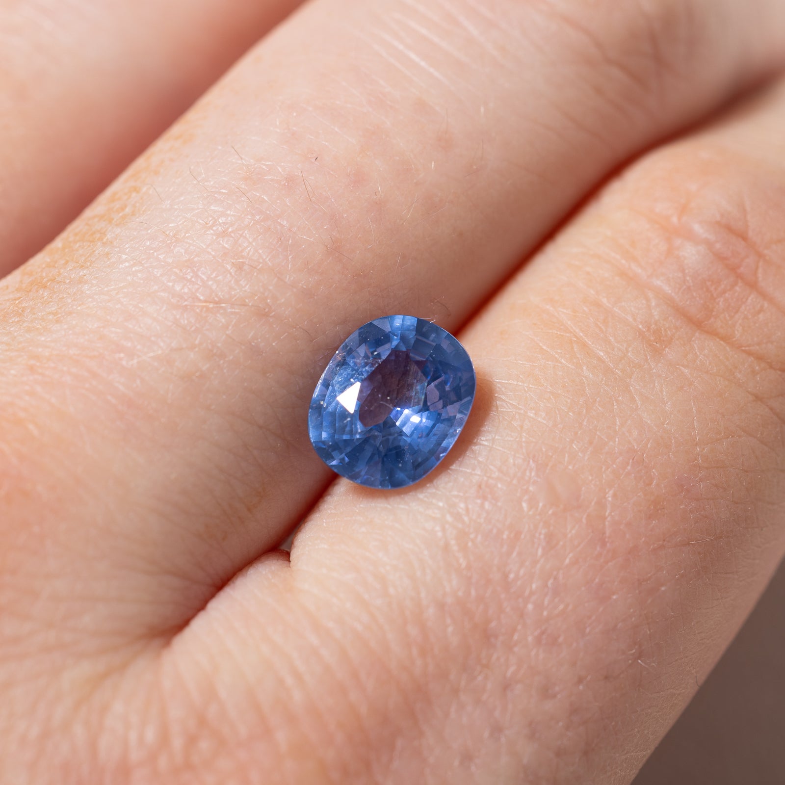 2.31ct Oval Cut Loose Ceylon Sapphire Gemstone for Engagement Rings & Fine Jewelry Making | Natural Blue Sapphire for Necklaces, Earrings & Custom Designs