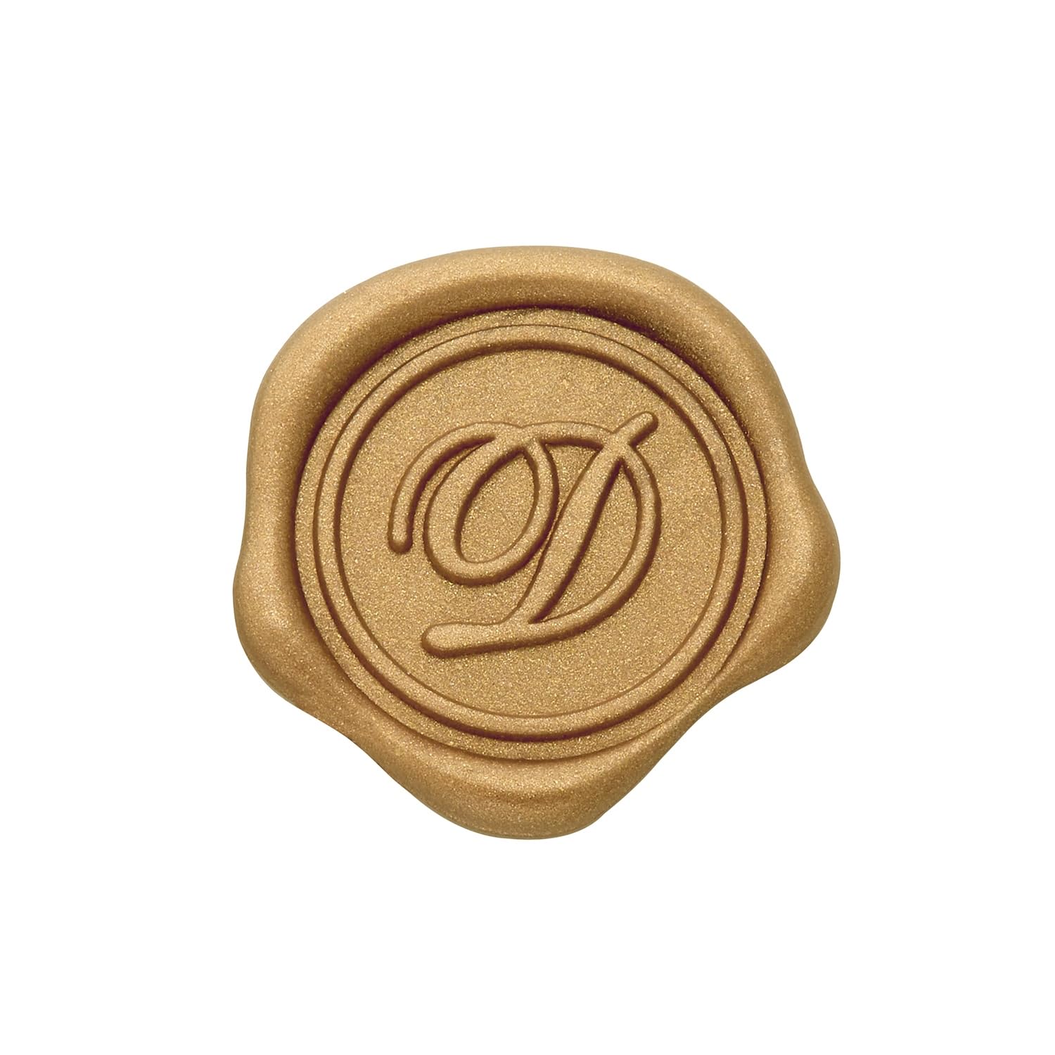 Gold Alphabet Wax Seal Stickers - 25 Pack Self-Adhesive Initial Letter Seals for Envelopes, Wedding Invitations, Stationery & DIY Scrapbooking - Elegant Decorative Seals for Letters, Cards and Gift Wrapping