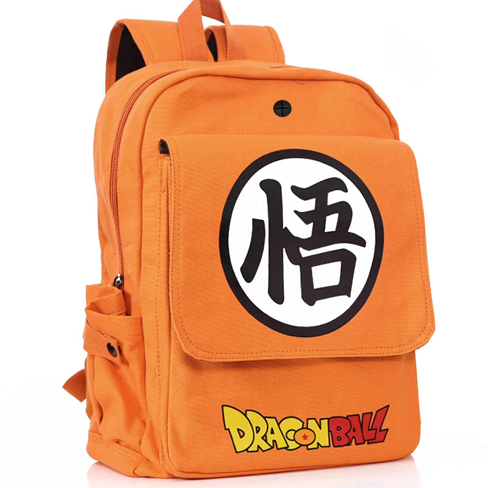 XUESUO Anime Laptop Backpack - Large Capacity Canvas Travel Bag for School, Work & Outdoor Adventures - Orange One Size - Perfect for College, Commuting & Cosplay