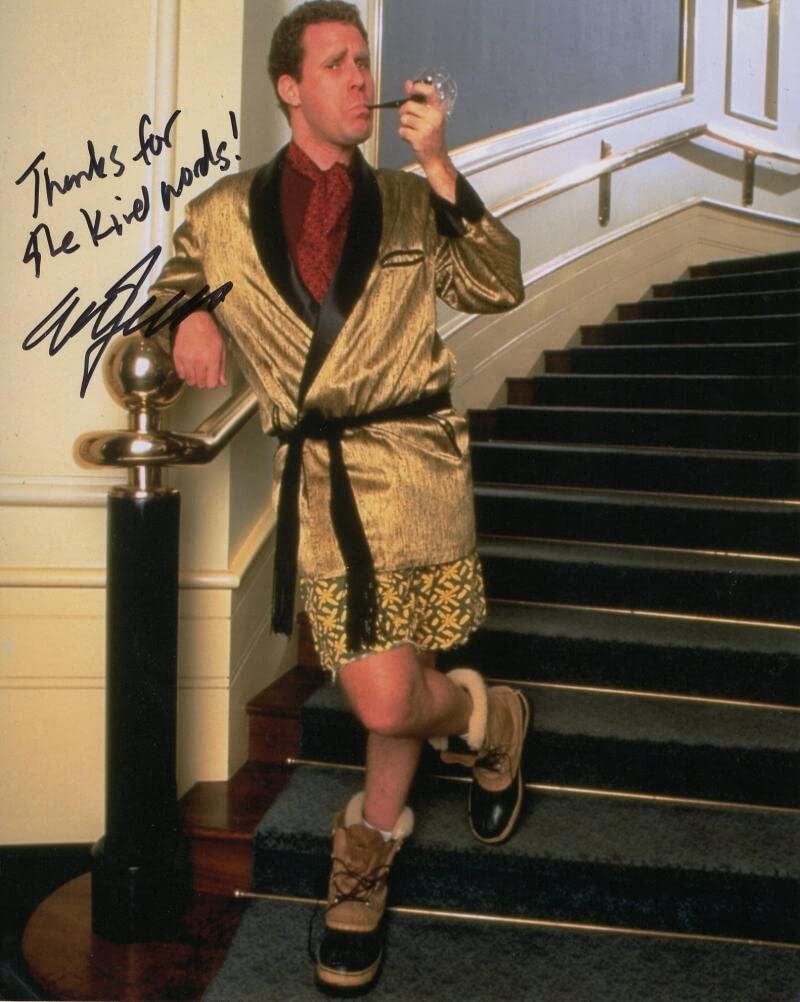 WILL FERRELL SIGNED AUTOGRAPH 8X10 PHOTO - OLD SCHOOL, STEP BROTHERS, ELF - RARE COLLECTIBLE MEMORABILIA - Perfect for Movie Fans, Home Theater Decor, and Celebrity Gift Ideas
