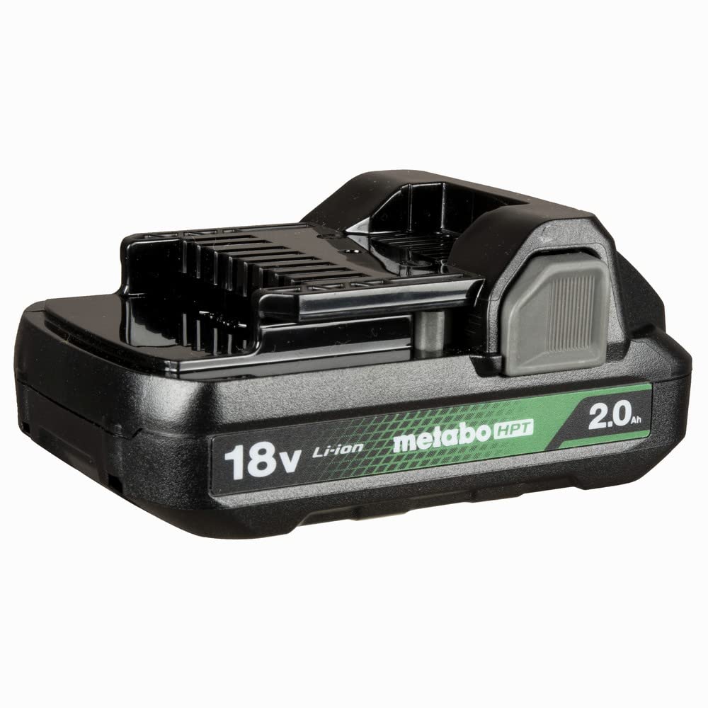 Metabo HPT 18V 2-Pack Lithium-Ion Batteries with Fast Charger Kit | 2.0Ah High-Capacity Batteries with LED Charge Indicator | UC18YKSLS | Perfect for Cordless Power Tools, Drills, Saws and Outdoor Equipment