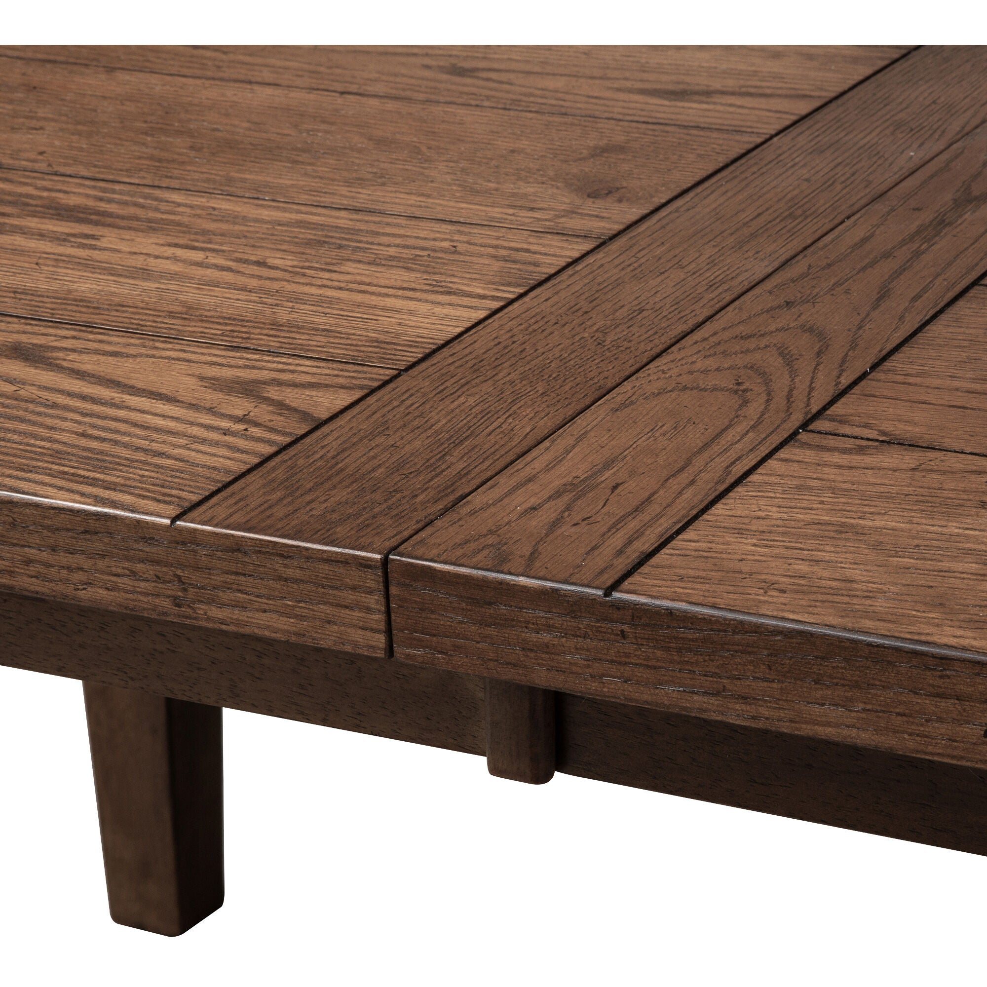 Premium Hearthstone Ridge Solid Wood Dining Table - Rustic Farmhouse Style for Kitchen & Dining Room - Perfect for Family Gatherings & Dinner Parties