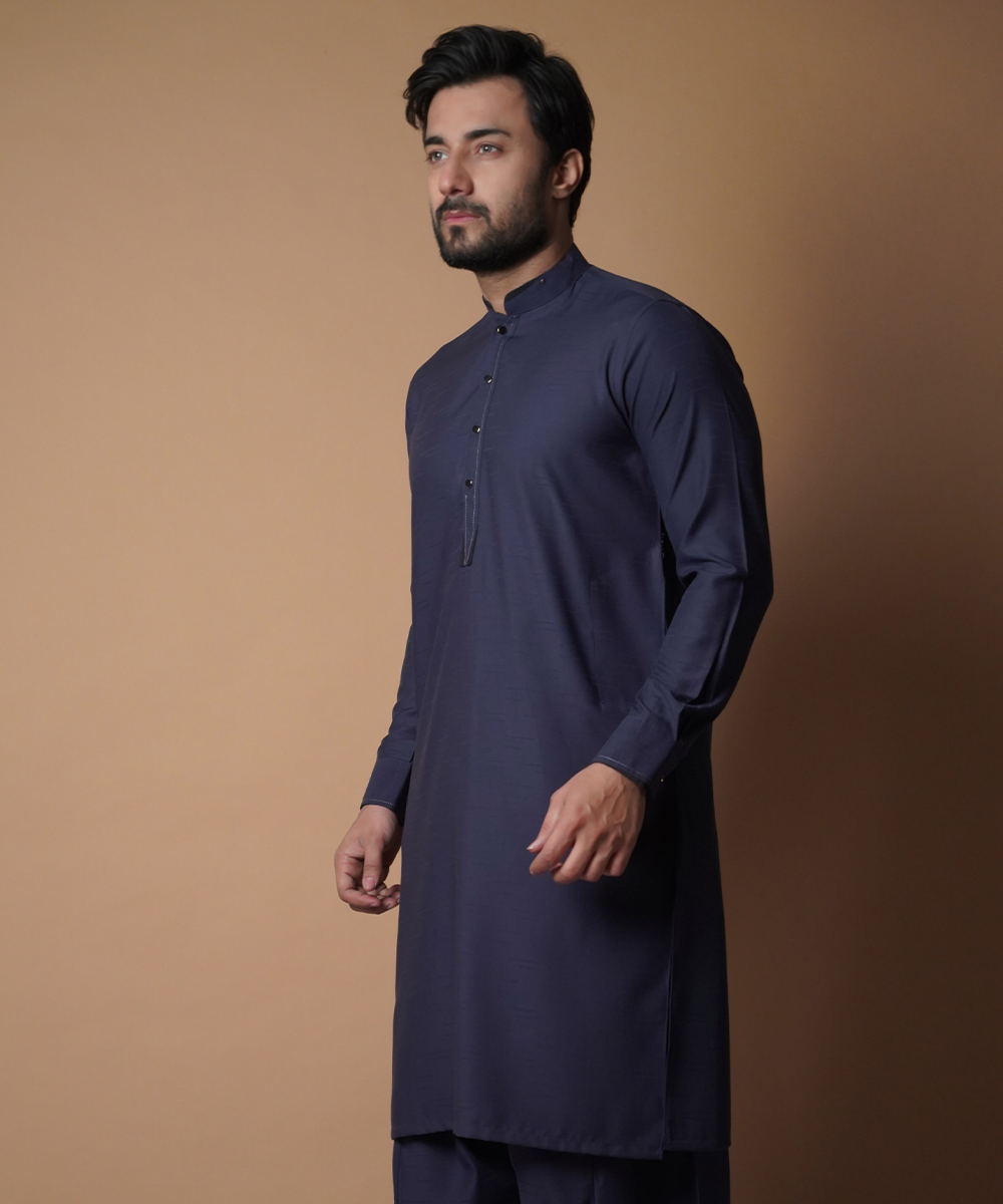 Elegant Deep Purple Shalwar Kameez for Women - Traditional Pakistani Outfit for Weddings, Parties & Festivals