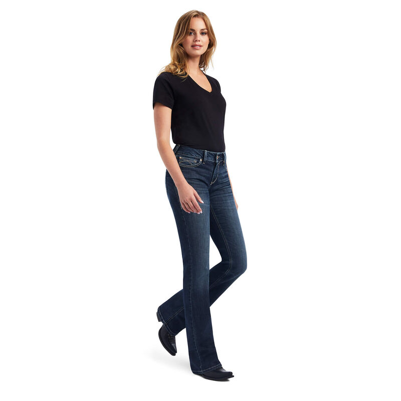 Ariat Women's R.E.A.L. Estella Boot Cut Jeans - Western Denim Pants for Horse Riding & Country Style Fashion