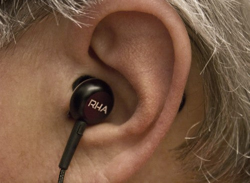 RHA MA450i Black Noise Isolating In-Ear Earphones with Remote & Mic - Perfect for Commuting, Workouts & Travel