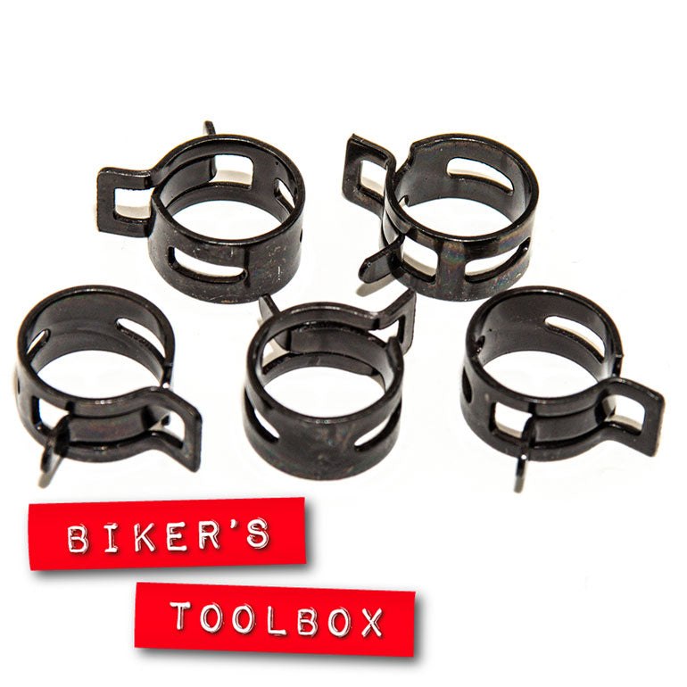 Stainless Steel Spring Pipe Clips - Heavy Duty Hose Clamps for Plumbing, Automotive & DIY Projects - Secure Water, Air & Fuel Lines - Perfect for Home Repair, Car Maintenance & Garden Irrigation