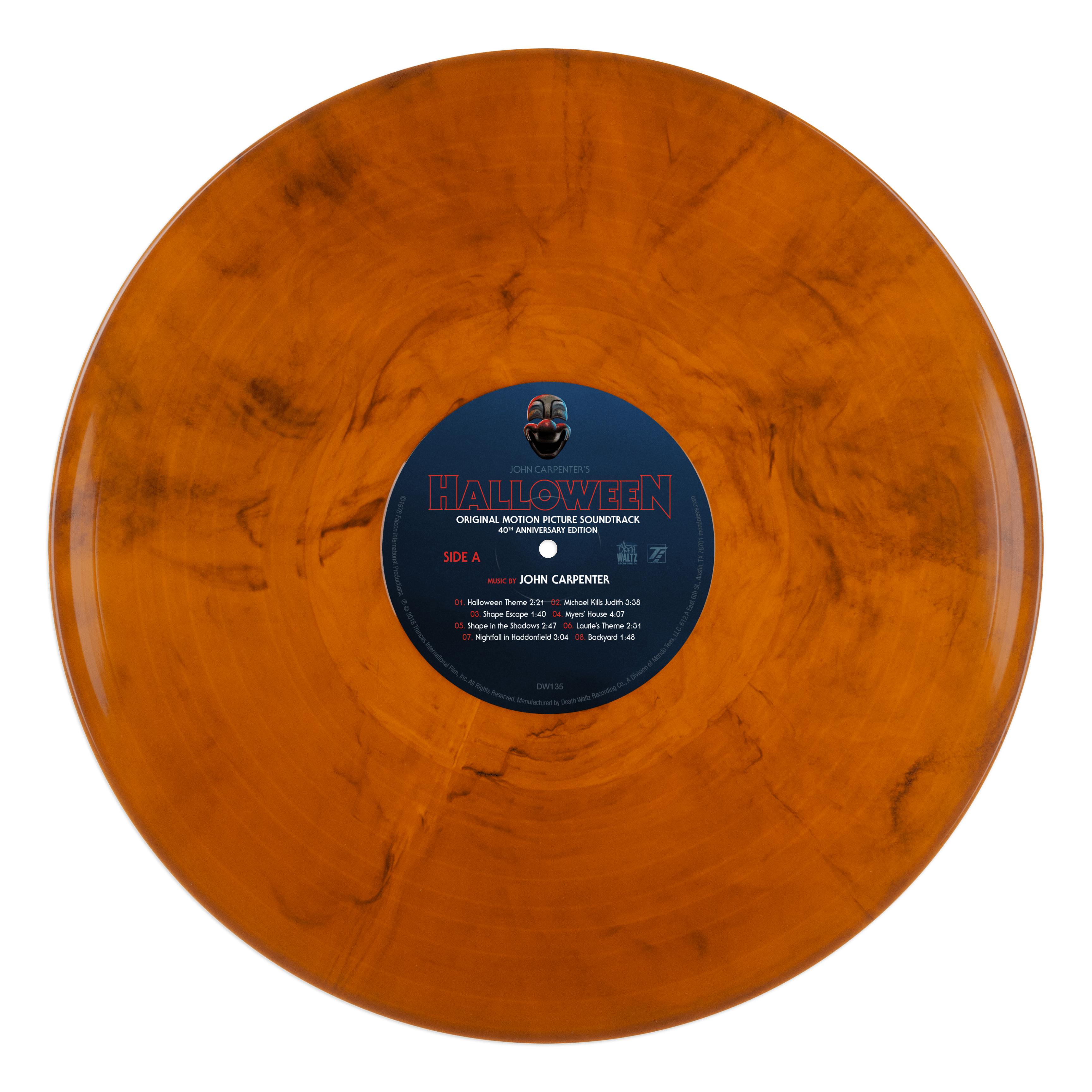 Halloween: 40th Anniversary Edition Original Soundtrack Vinyl LP - Classic Horror Movie Music for Halloween Parties & Film Collectors