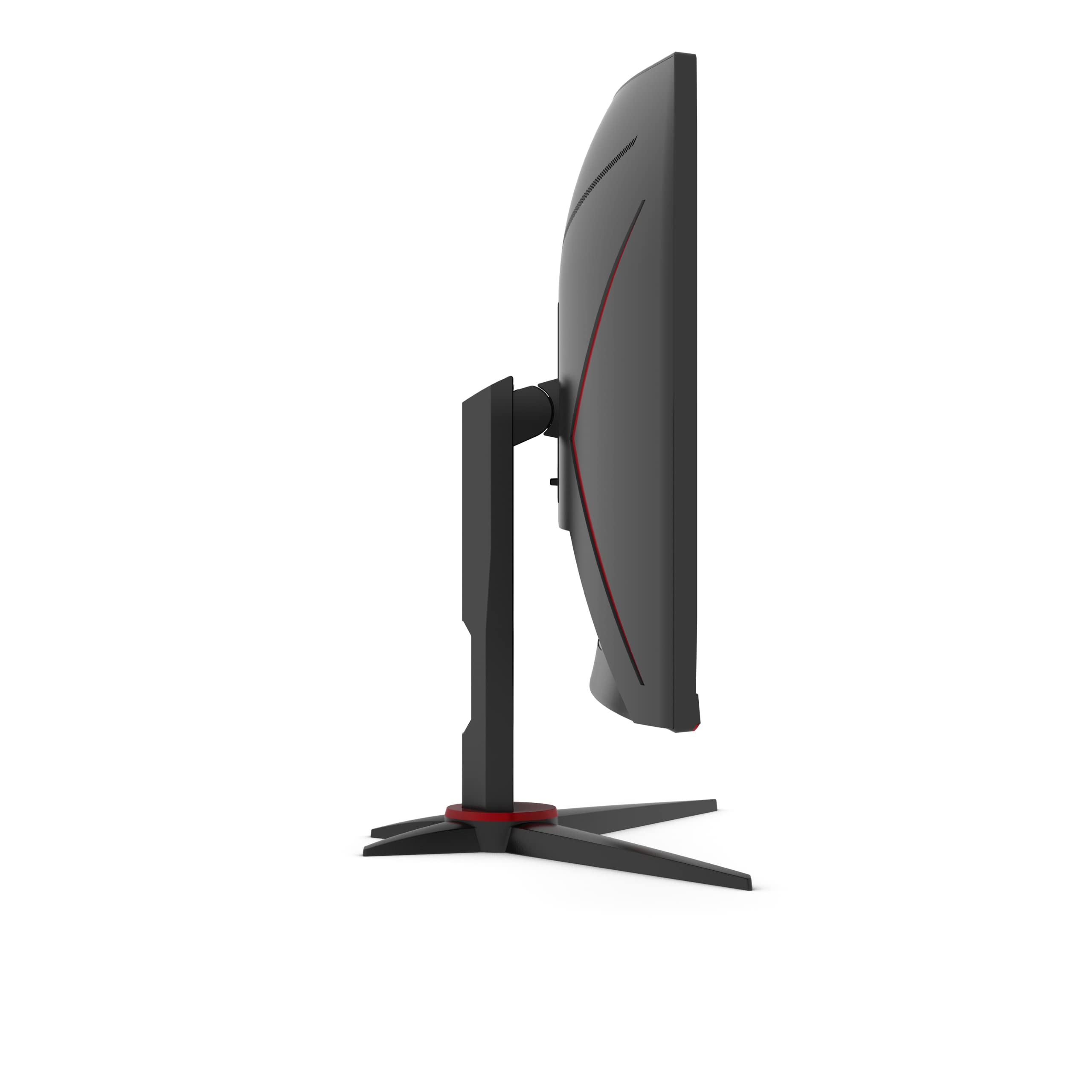 AOC 27 Inch Curved Gaming Monitor - Full HD 1080p, 240Hz Refresh Rate, 0.5ms Response Time, AMD FreeSync Premium, HDMI & DisplayPort (Black/Red) - Perfect for Esports, FPS Games & Immersive PC Gaming Experience