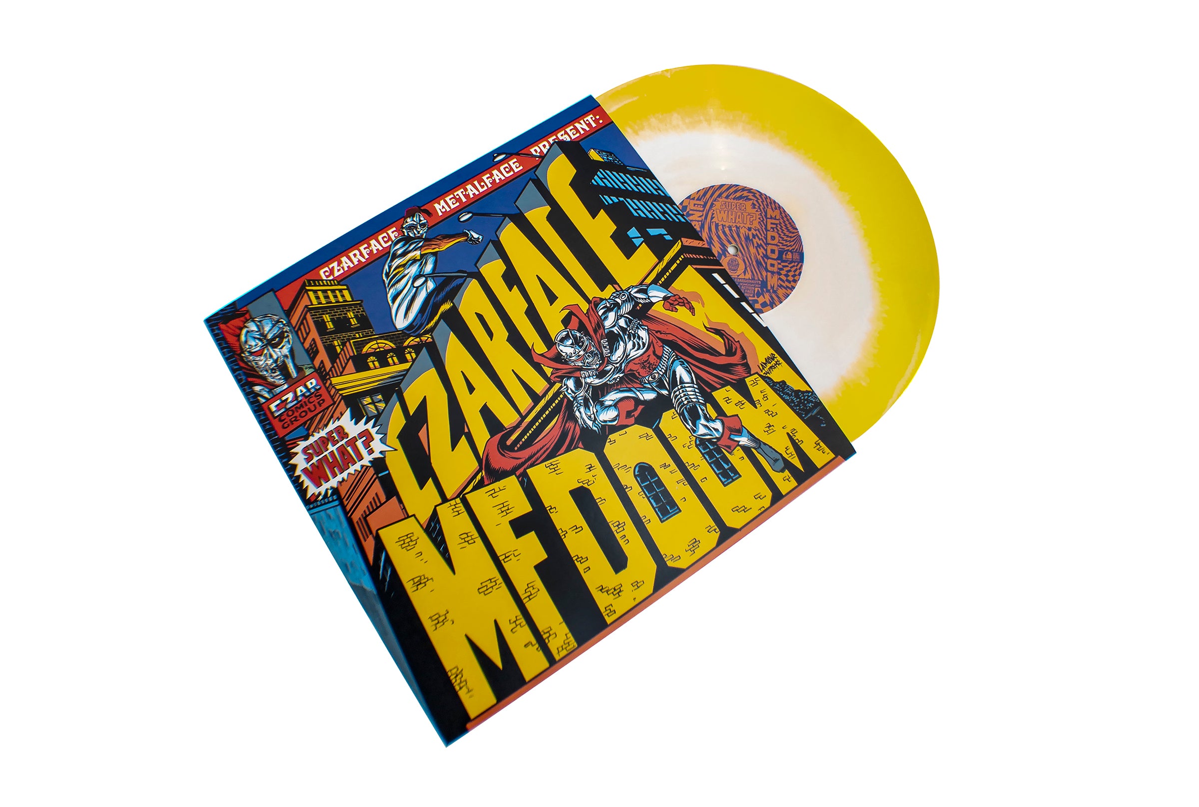 Super What? (Yellow Sunburst Vinyl Bundle) - Limited Edition LP + CD + Comic Book with Instrumentals | Perfect for Music Collectors & Hip-Hop Fans