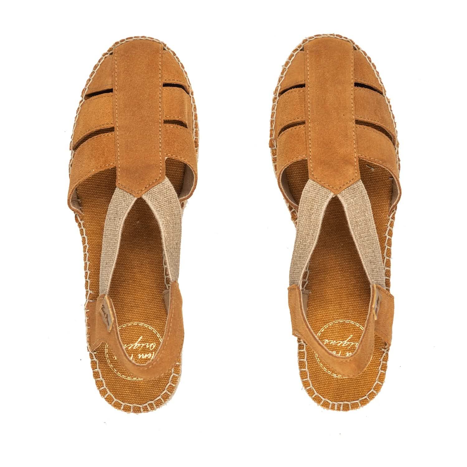 Women's Plain Suede Leather Wedge Espadrille Shoes - Comfortable Casual Summer Sandals for Beach, Vacation & Everyday Wear