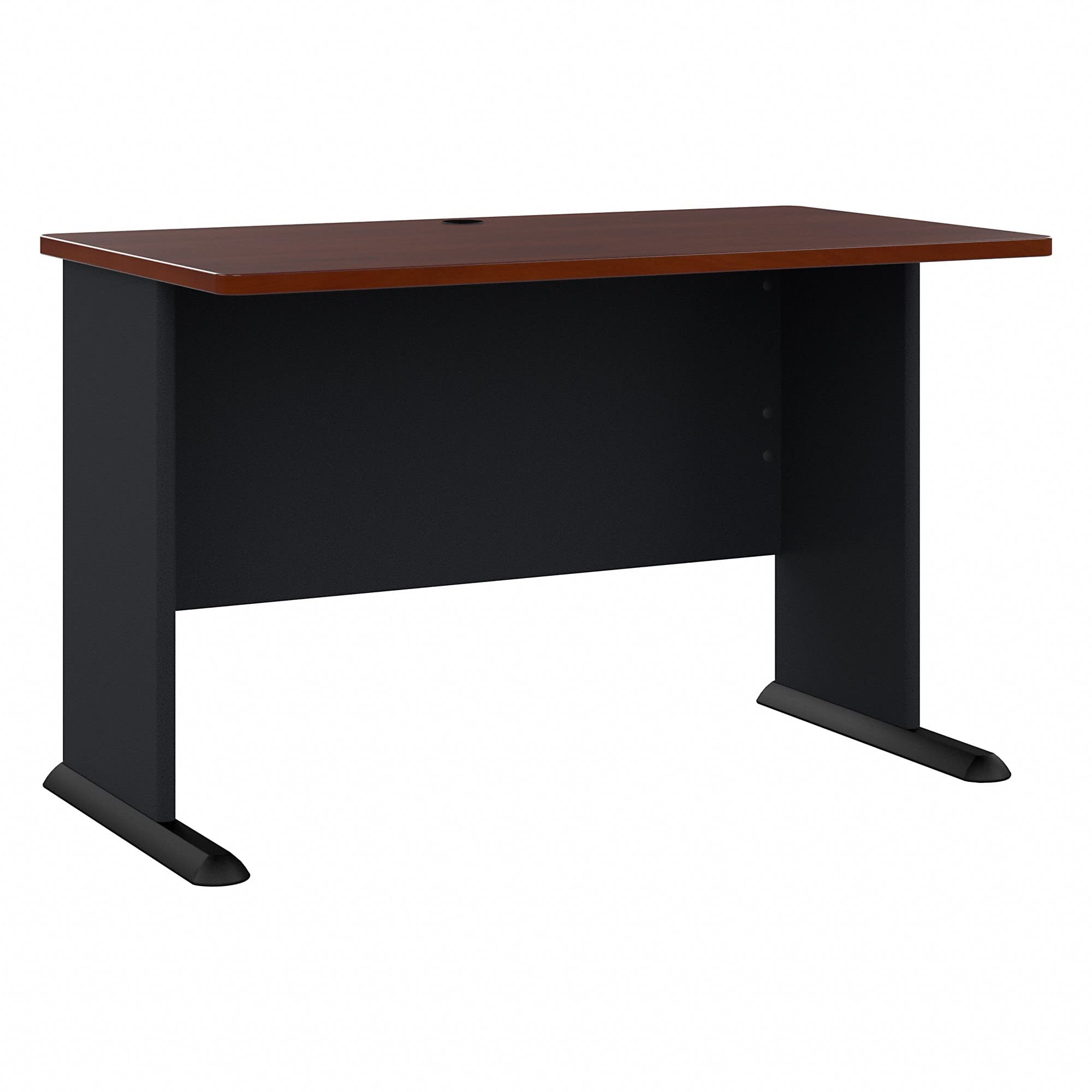Bush Business Furniture Series A 72W & 48W Office Desks in Hansen Cherry & Galaxy Finish - Perfect for Home Office, Workspace & Business Environments