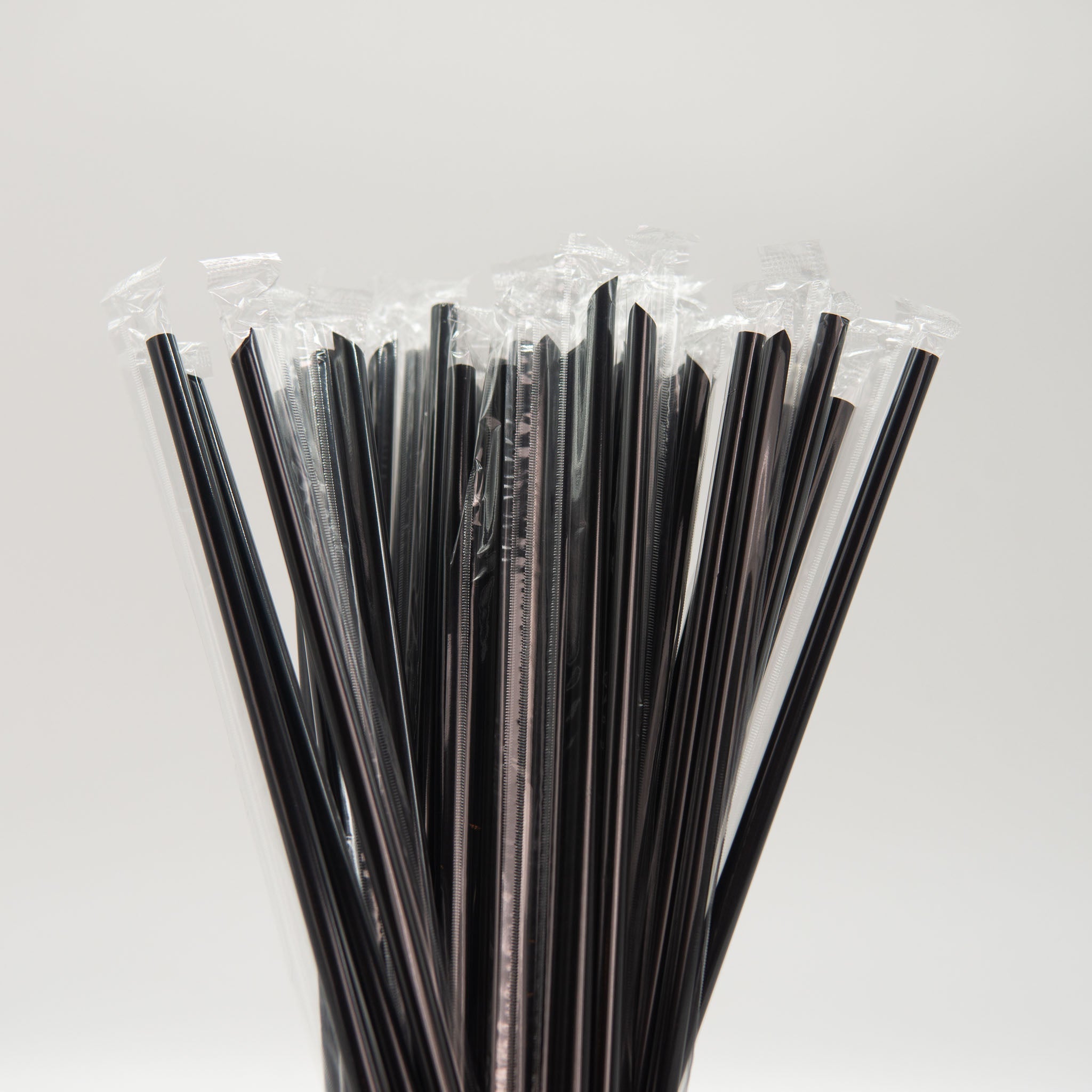 Premium KARAT 9 Black (Molybdenum) Reusable Metal Straws - Eco-Friendly Drinking Straws for Smoothies, Cocktails, Iced Coffee & Home/Office Use