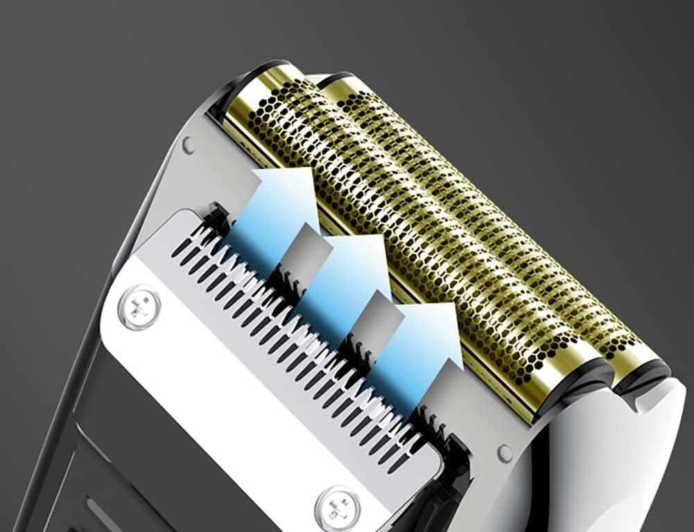 Professional Electric Razor for Men - 3-Speed Powerful Hair & Beard Shaver with Bald Head Trimmer - Barber-Grade Shaving Machine for Smooth Fades & Finishing - Perfect for Home Grooming, Travel & Professional Use