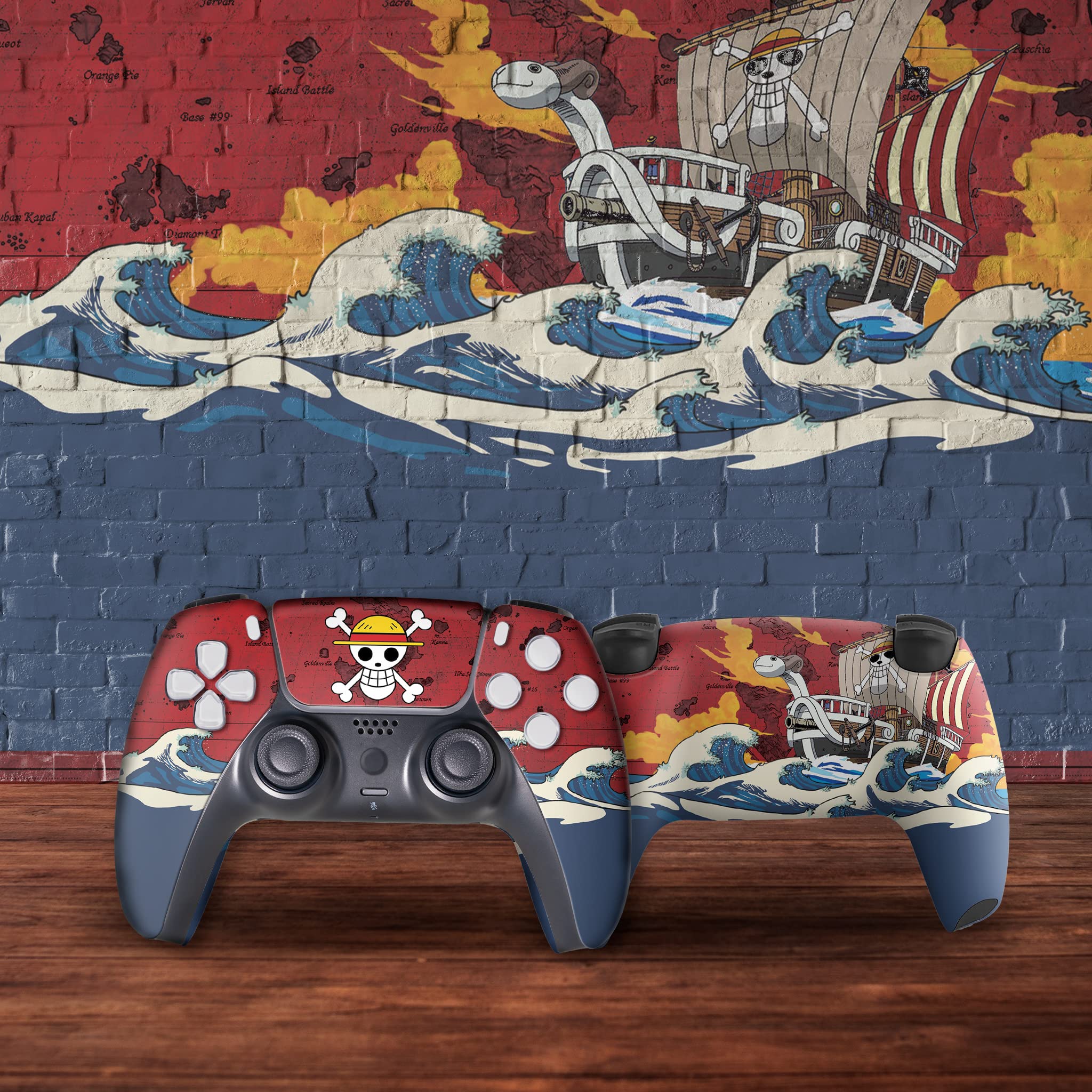 Custom Wireless PS5 Controller for Playstation 5 Console - Hydro-Dip Printed Gamepad with Premium Mods | Officially Licensed & Proudly Made in USA | Perfect for Competitive Gaming, Streaming & Long Play Sessions
